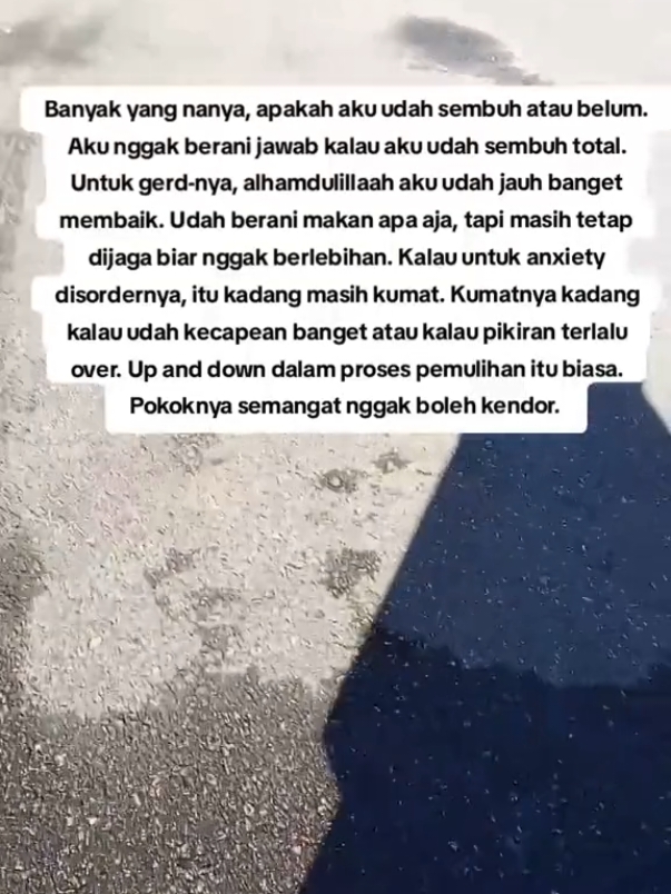 Semangat terus yaaaa  #polapikir #polahidup #polamakan #pejuanganxiety #anxiety #kecemasanberlebih #gangguankecemasan #anxietydisorder #gerdanxiety 