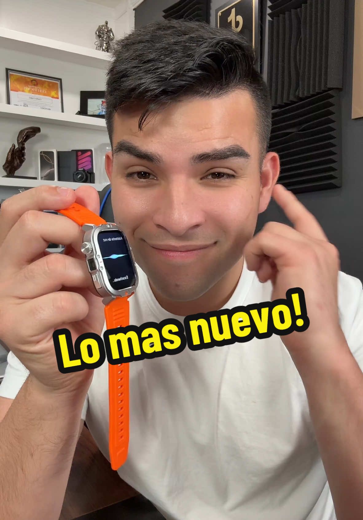 Este es el mejor reloj inteligente que existe en tiktokshop hace todo como llamadas,mensajes hasta jugar videojuegos #reloj #relojinteligente #smartwatch #TikTokShop #tiktokshopfinds #tiktokshopcreator 