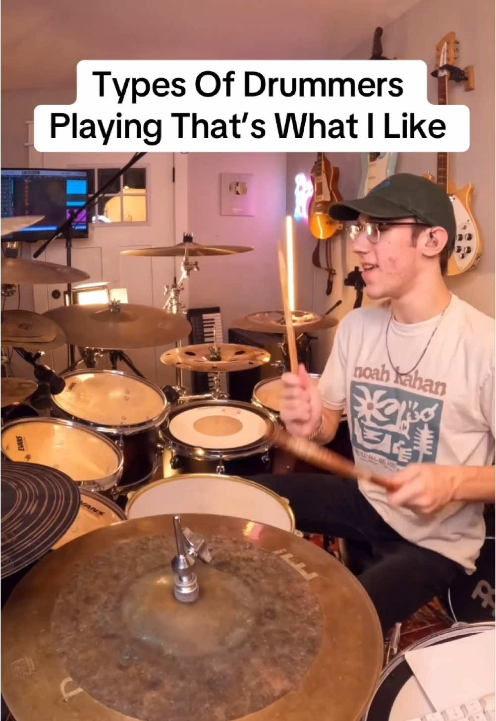 Which drummer are you? #brunomars #thatswhatilike #drumming #drums #drumtok #drummersoftiktok #drumcover #drummergirl #girldrummer #travisbarker #travisbarkerdrums #typesofdrummers #drum #drummers #drumstick 