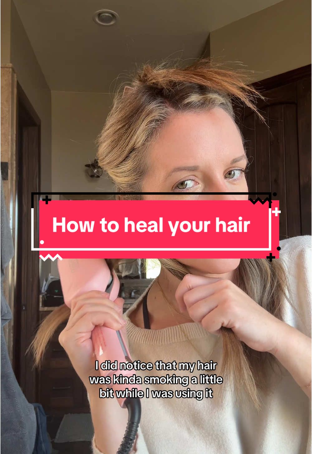 silky hair tutorial and the story of how I fried my hair. We’re on the road to recovery now 💪 #creatorsearchinsights #silkyhair #hairtutorial 