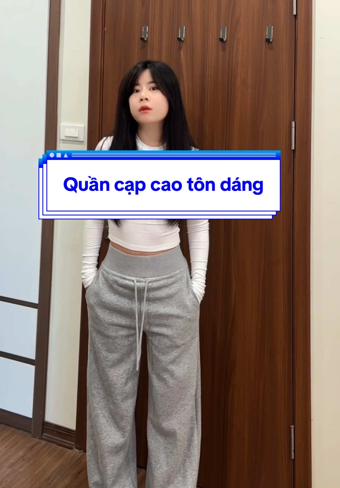 Quần cạp cao tôn dáng #xuhuong #quansuong #thoitrangnu #quanni 