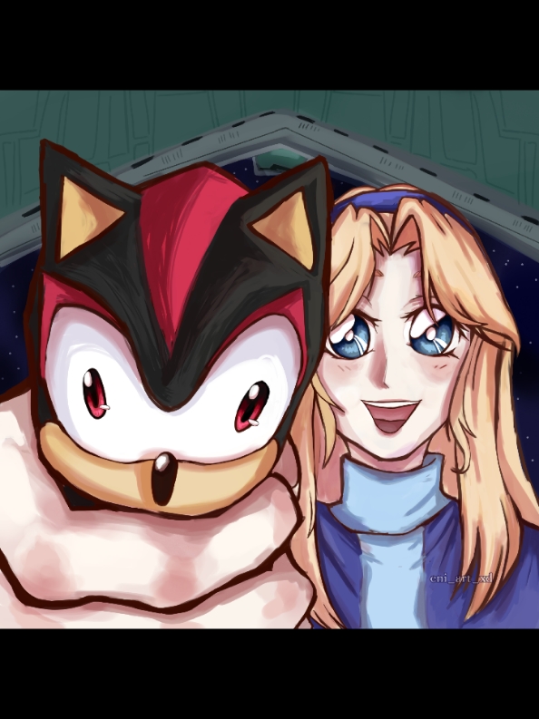 #ibispaintx #draw #fyp #mariarobotnik #sonicfanart #sonicmovie3 #shadowthehedgehog #