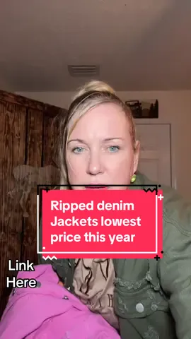 #womensfashion#rippeddenimjacket 