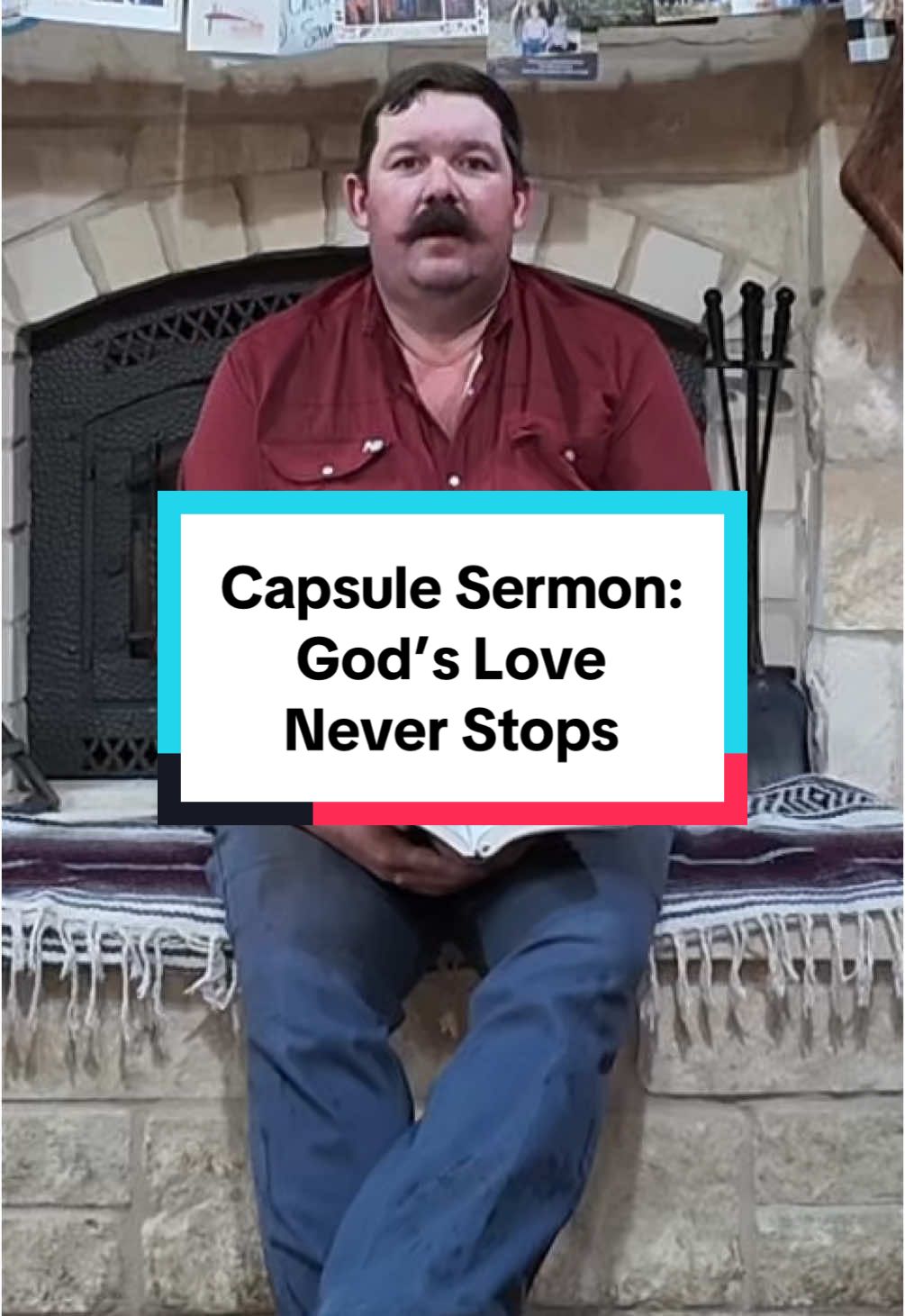 Capsule Sermon: God’s Love Never Stops #CapsuleSermon #SundayTok #ChristianTok #JesusLovesYou #KeepRanchin #Christianity #RanchTok #AgTok  #KeepPrayin 