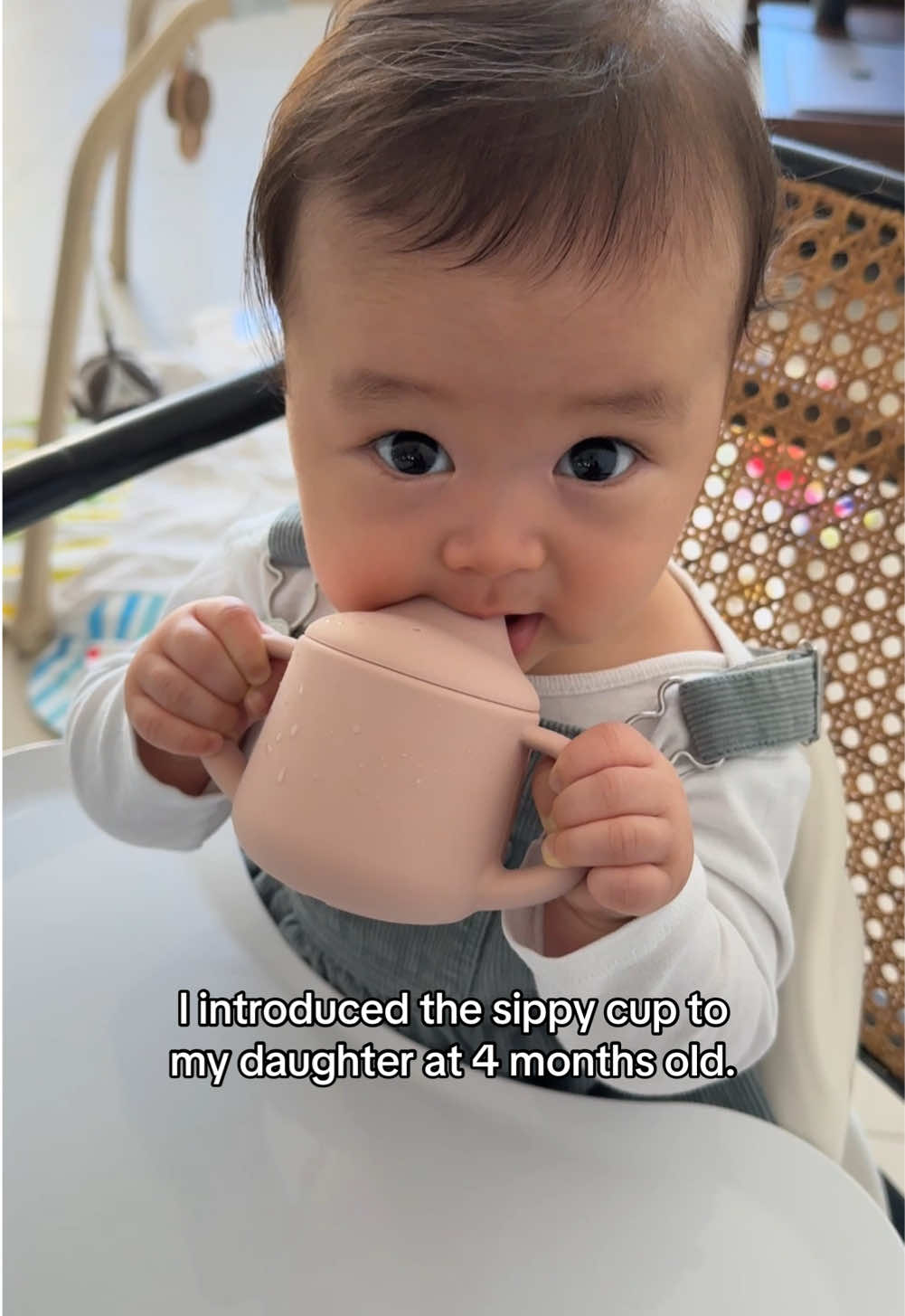 Everything takes time when raising a child but it definitely leads to somewhere good. Before my eyes, my baby is learning how to do things independently 🥹 Sippy cup: @Moonkie  #7monthsold #4monthsold #sippycup #startingsolids #babygirl #babyfood #blw #babiesoftiktok #ftm #motherhood #creatorsearchinsights 