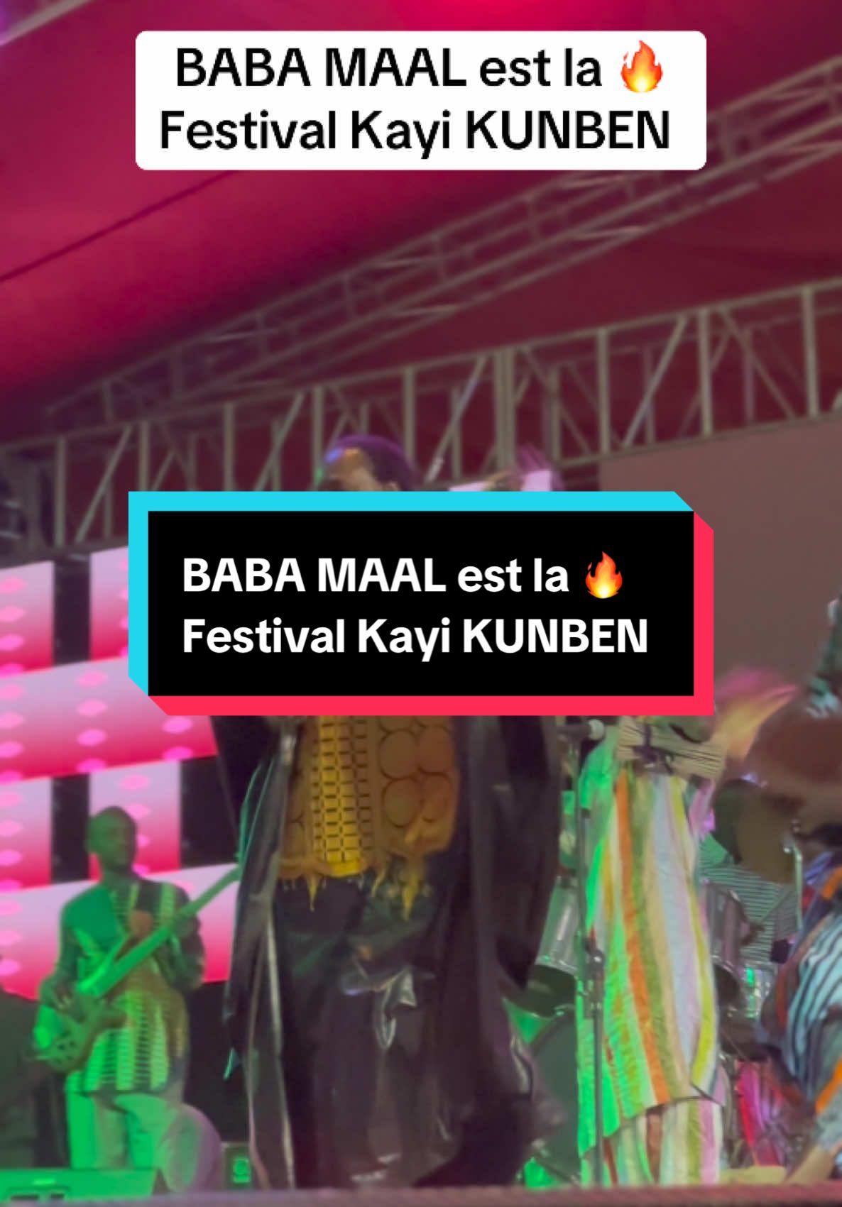 BABA MAAL est la 🔥 Festival Kayi KUNBEN 