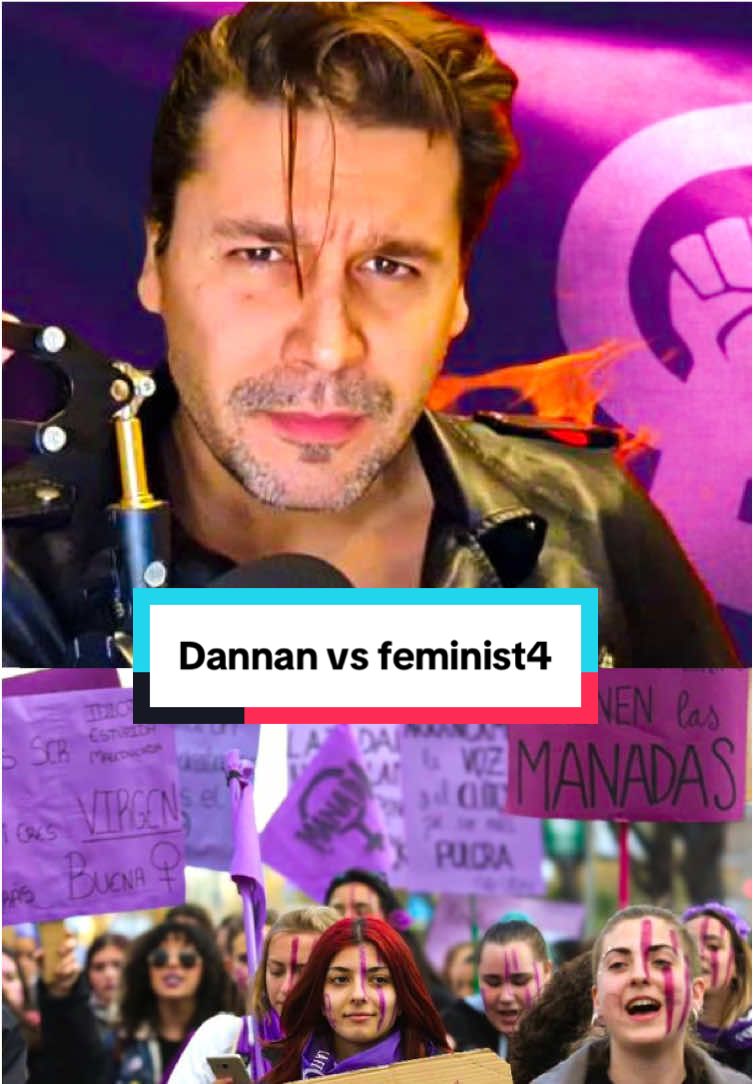 🤣Dannan vs femin4z1(termina llorando)😭 #dannan #feminista #patriarcado #derecho #machismo #factos 