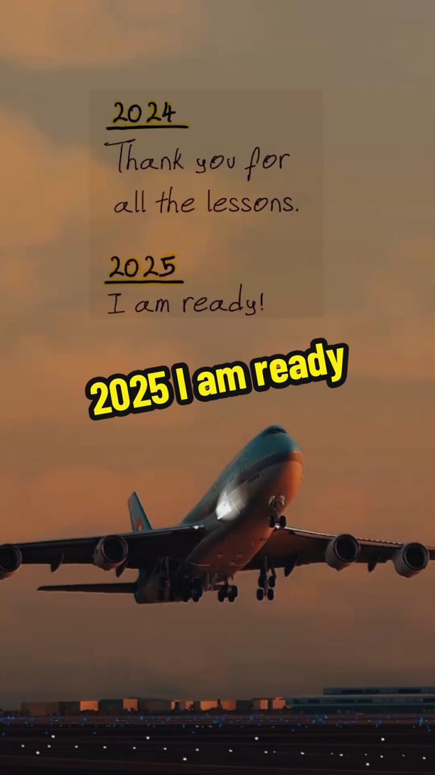 2025 I am redy! #tahunbaru #2025 #katakata #quotes 