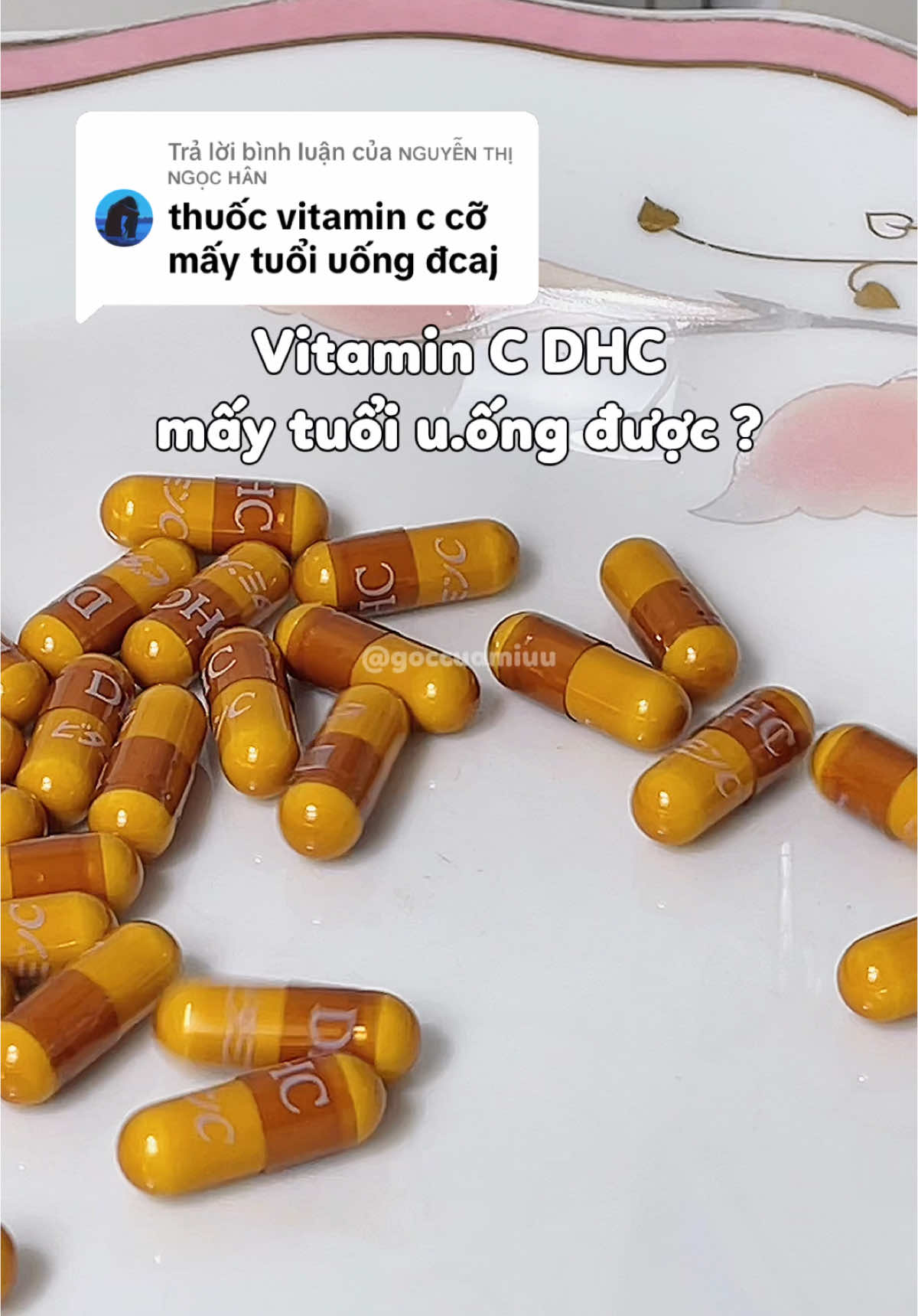Trả lời @ɴɢᴜʏᴇ̂̃ɴ ᴛʜɪ̣ ɴɢᴏ̣ᴄ ʜᴀ̂ɴ Từ 14 tuổi trở lên là có thể dùng Vitamin C nhen bà 🥰 #reviewlamdep #goclamdep #goccuamiuu #dhc #dhcvitaminc #vitamincdhc #vienuongsangdadhc #dhcvietnam #skincare #khoetrongdepngoai #lamdep  #vienuongdhc #viral #xuhuong #fyp #muataitiktok 