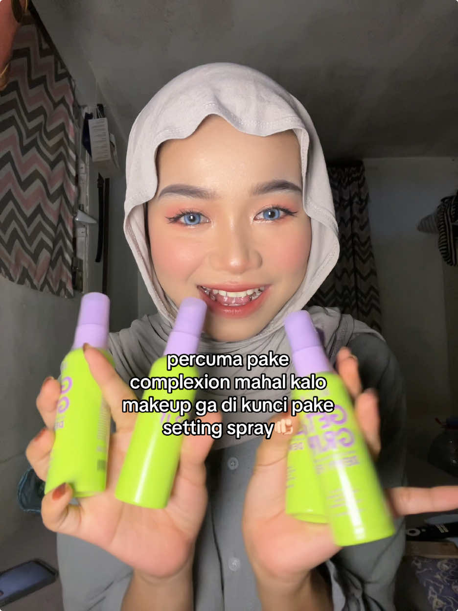 setting spray murah yg aku syukakkk❤️🥇 #dazzleme #dazzlemebeauty #dazzlemesettingspray #settingspray #makeup #masukberanda #wibgajian #fypシ゚viral 
