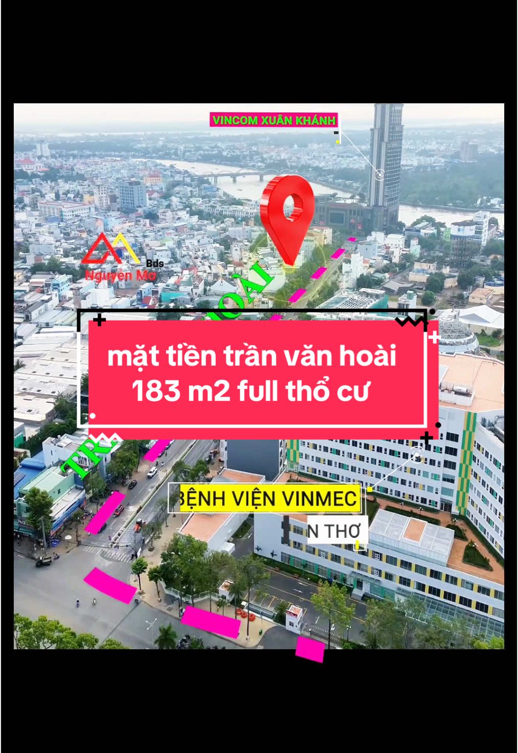 mặt tiền đường trần văn hoài | 183m2 thổ cư • 9m x 20m | 160 triệu m2 ~ cách bệnh viện vimec cần thơ 500m #nguyenmobds  #65cantho #fpy #xuhuong #mattien #tranvanhoai #cantho #vinmec #daihoccantho 