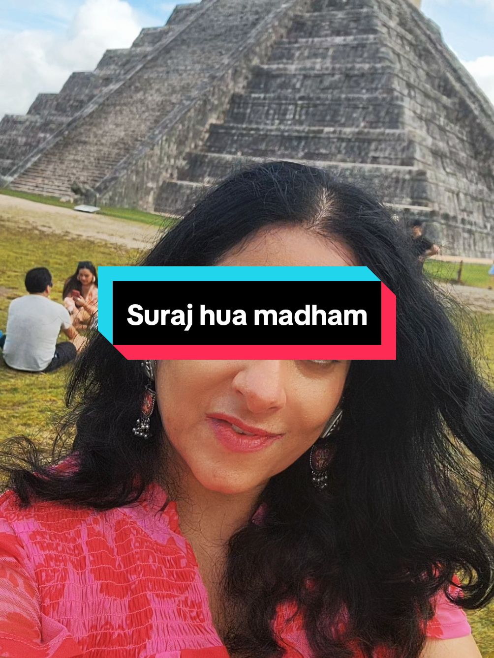 This song.. when you are around a pyramid.. ♥️♥️♥️ #bindiyare  #chichenitza 