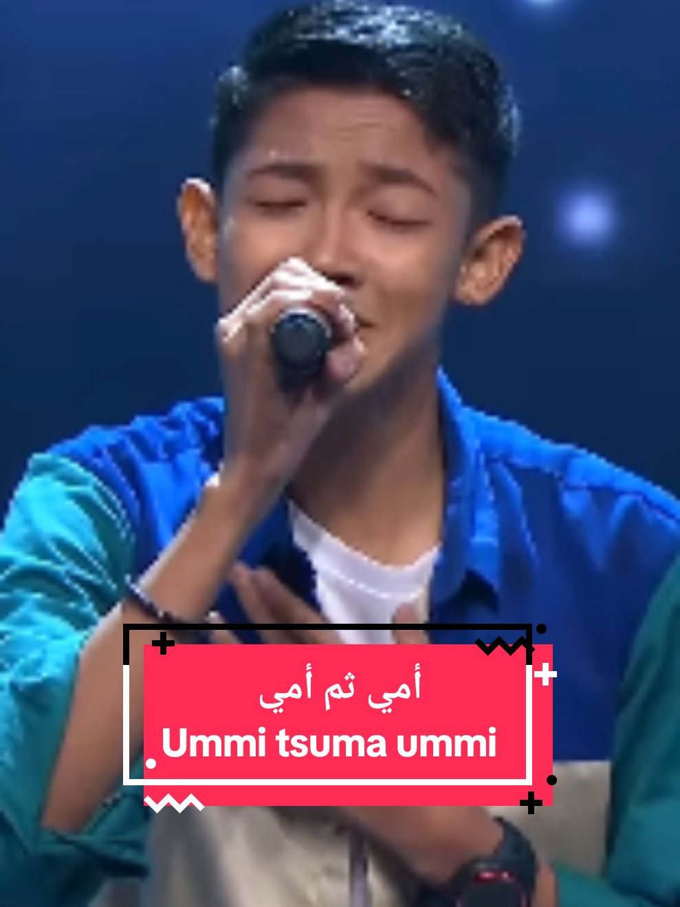 The Voice Kids Ummi Tsuma Ummi Farel Ibnu أمي ثم أمي لحد آخر يوم في عمري Little Gift For Indonesian Followers  The Voice Kids  #thevoicekids87✌️ #thevoicekids 