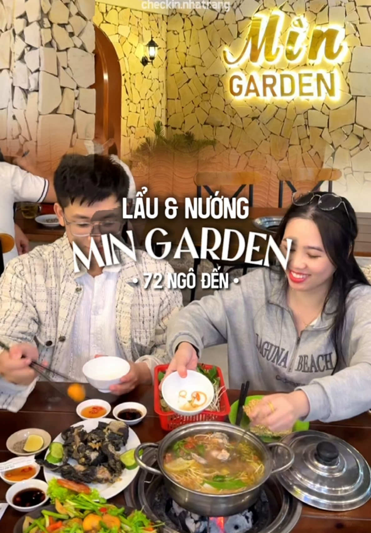 Nhìn không gian xịn xịn, cái cổng “Âu âu” vậy chứ zá cả ở đây cũng nhẹ nhàng lắm mọi người. Lẩu ếch ở Min Garden ngonn 🥳 #nhatrang #checkinnhatrang #reviewnhatrang #mingarden #reviewanngon #nhatrangangi  