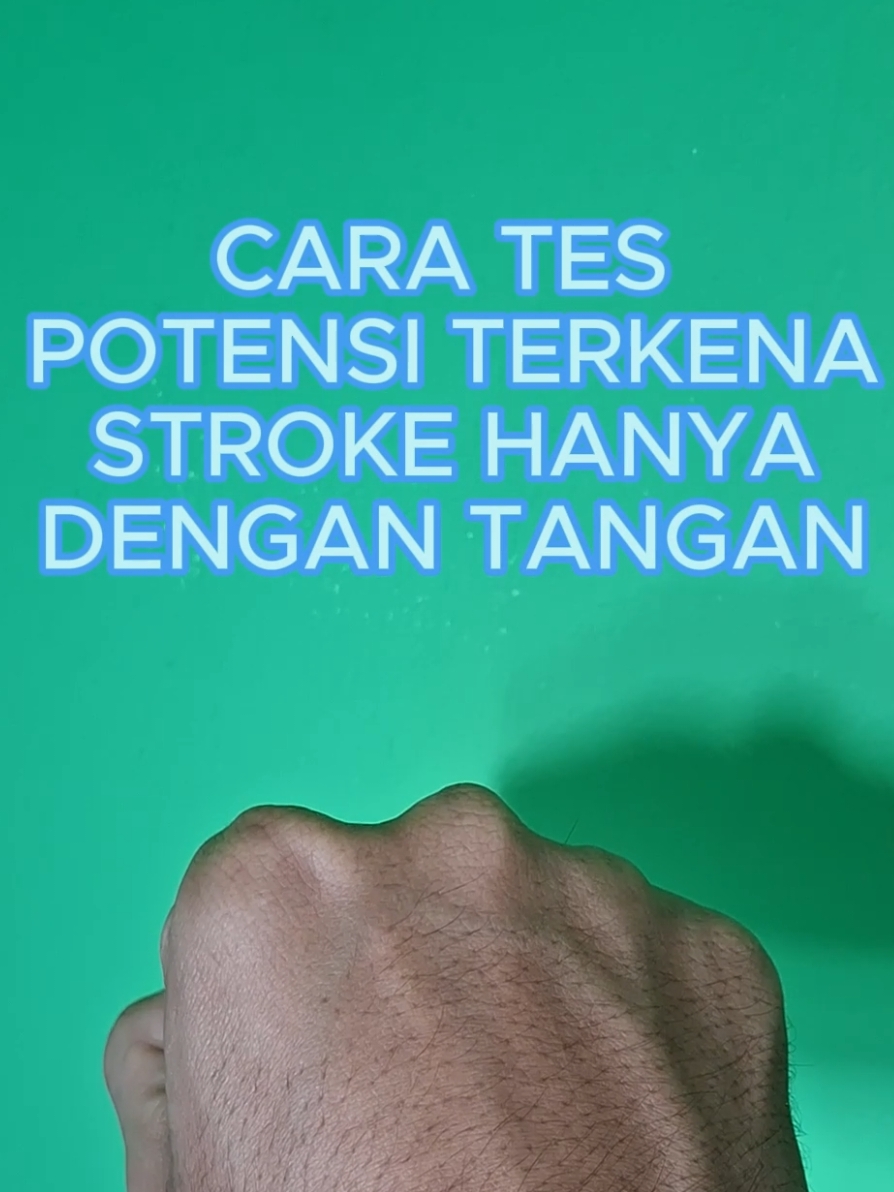 Tips cara tes potensi terkena stroke hanya dengan tangan #rumahsehatbmca #bmcabekasi #harcoricosanjaya #tipskesehatan #stroke #foryoupage #kesehatan 