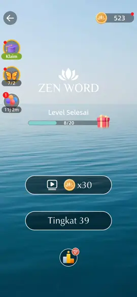ayo main bersama untuk mengisi waktu kosongmu zen word level 39 #game #kata #fyp #seru #gabut