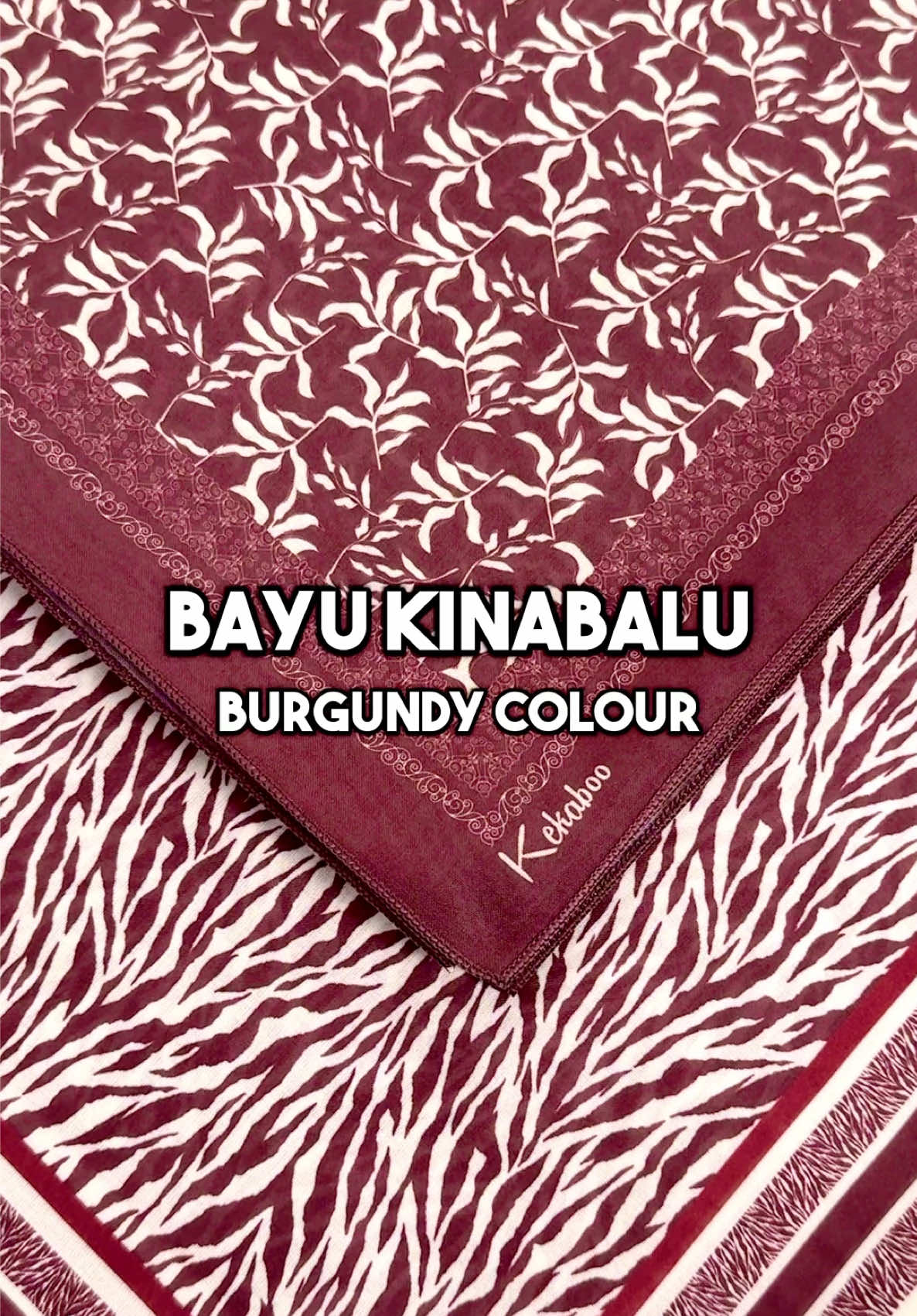 Looking something in burgundy or maroon? ♥️ #burgendy #maroon #tudungkekaboo 