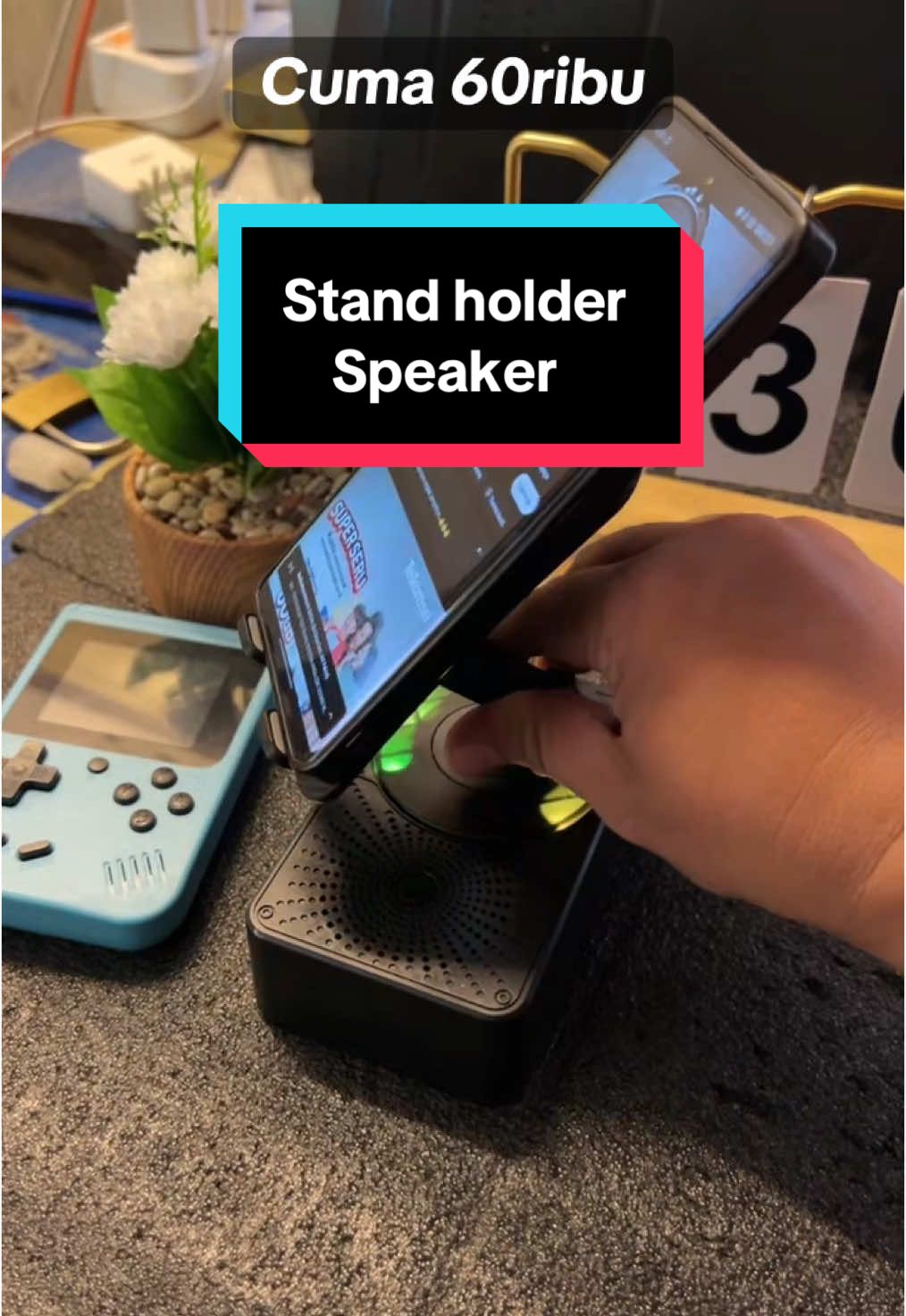 Standholder hp sudah include Speaker bluetooth #standholderhp #Speakerbluetooth #standhp