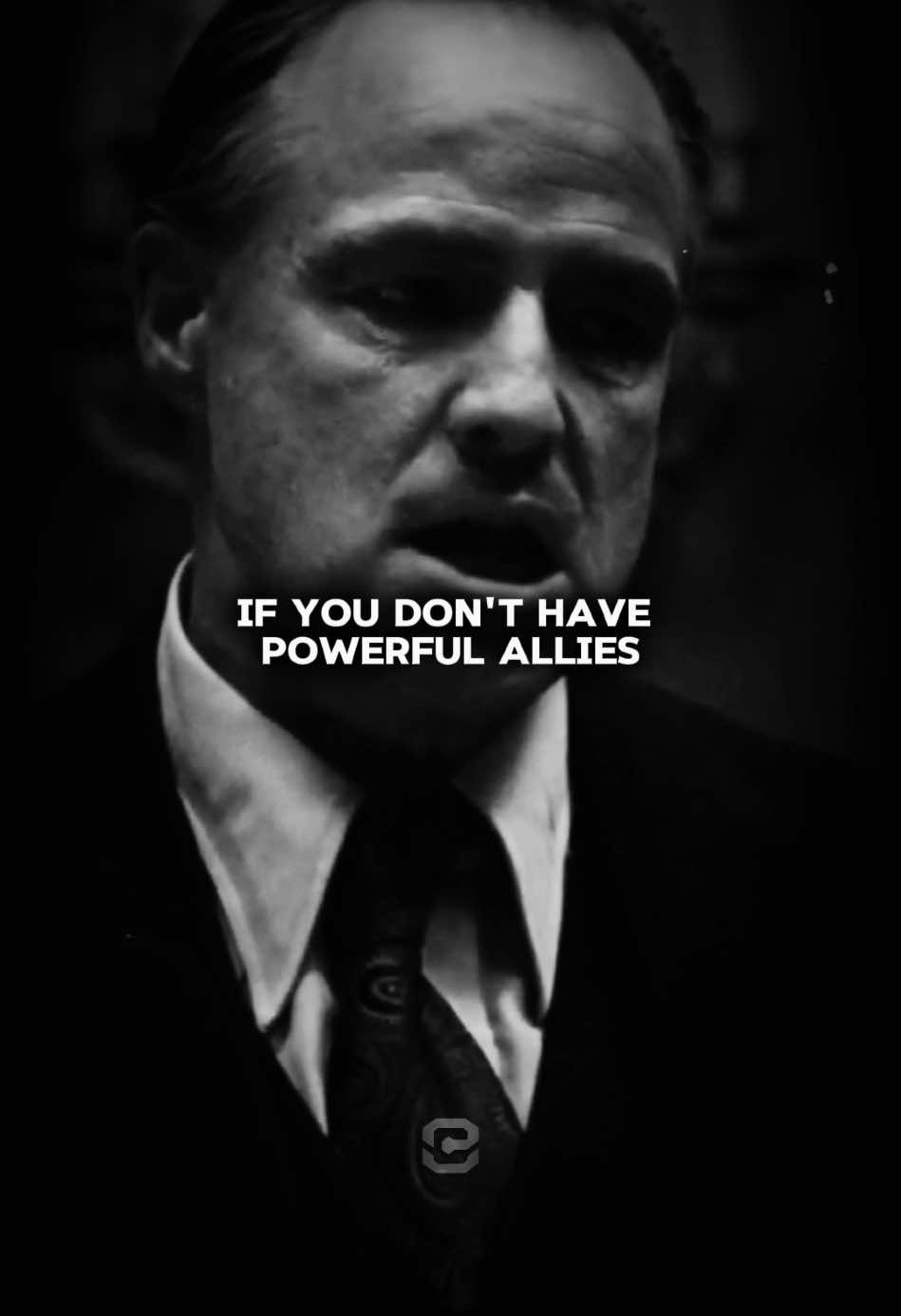 If you don’t have powerful allies and tend to have a timid personality, how can you ensure no one dares to mistreat or bully you?  #lifelesson #LifeAdvice #workspace #grow #thegodfather 