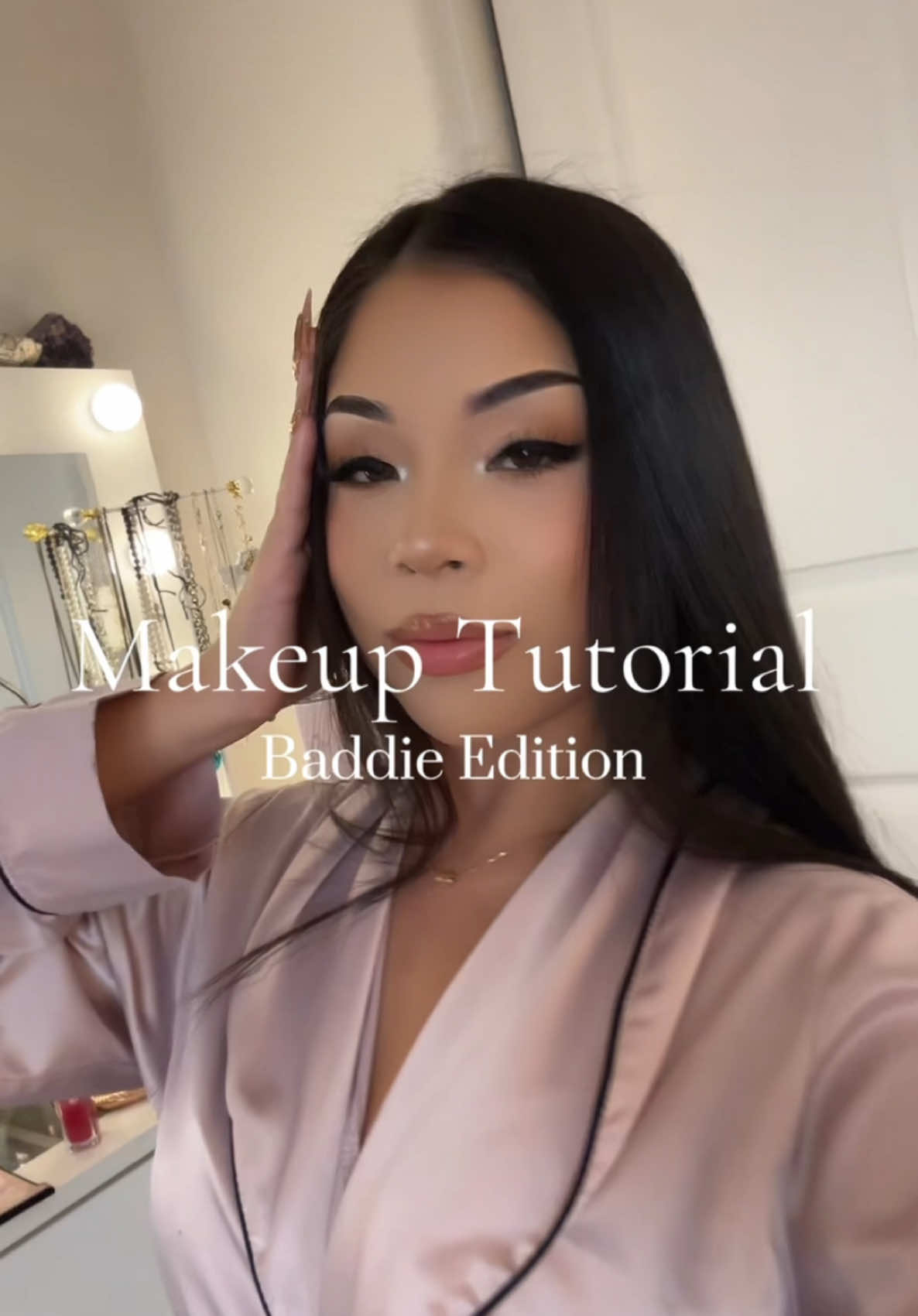 Baddie Makeup Tutorial 💄  #fyp #makeuptutorial #baddiemakeup #foryou 