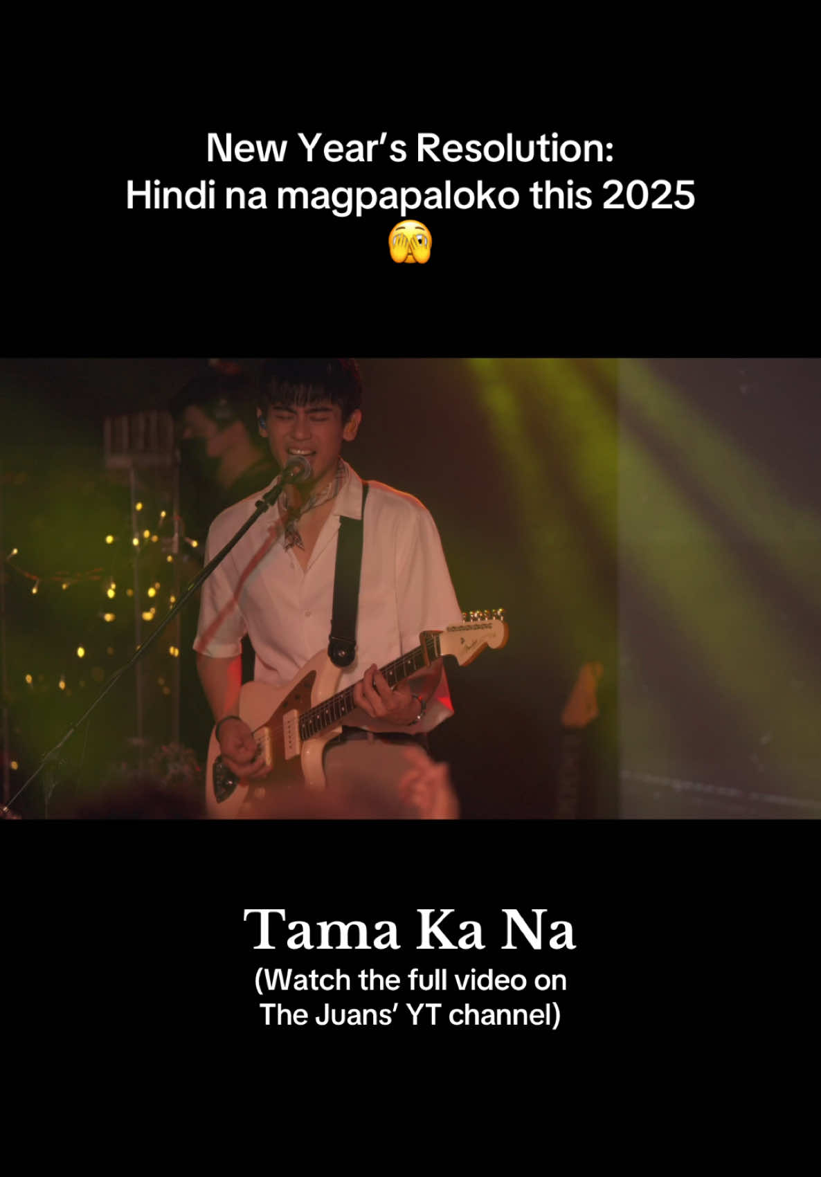 Lapagan na ng New Year’s resolution oh. 🙌🏻 Watch the #TamaKaNa full live performance on #TheJuans’ YT channel!