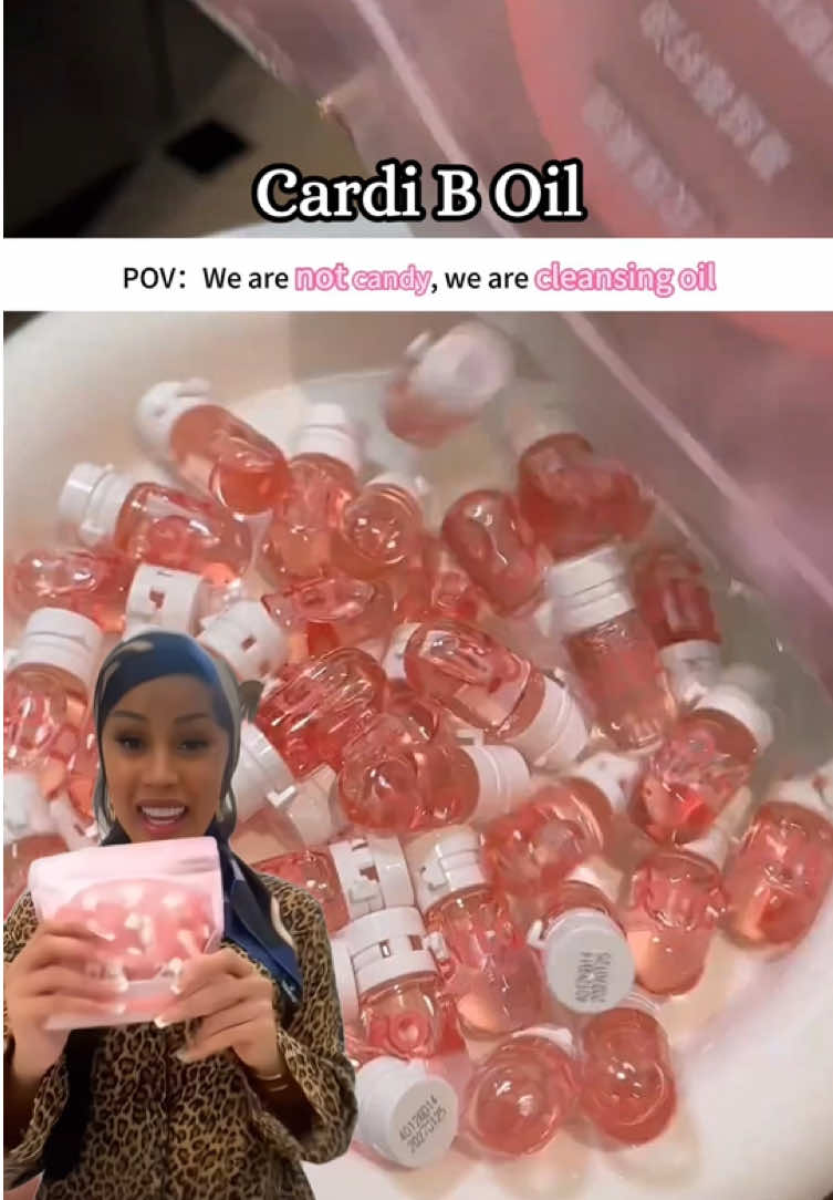 We are not candy, we are cleansing oil.#cardib #cistto #cardibcleansingoil #cisttocleansingoil #makeupremoval #removemakeup @Cistto official 