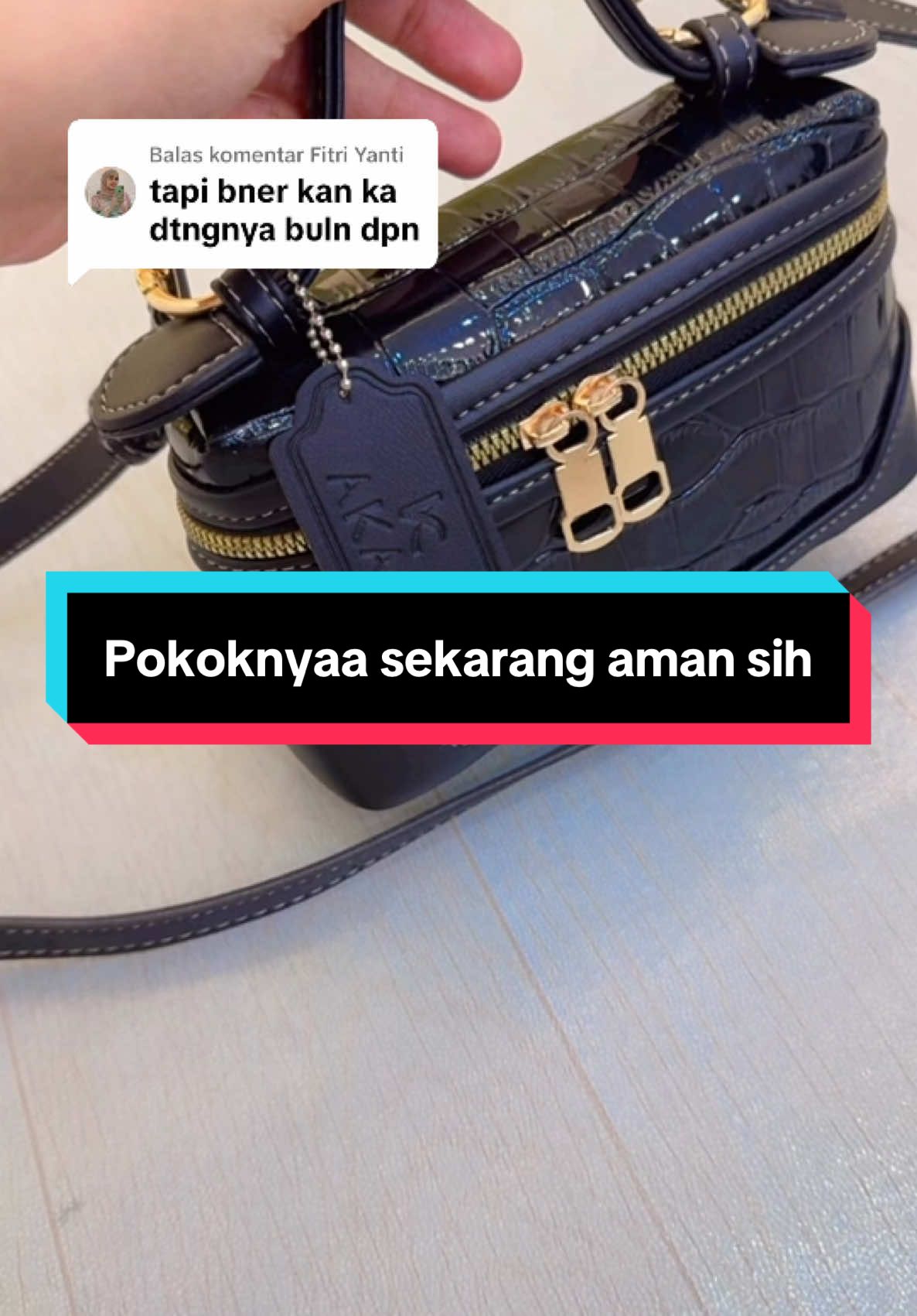 Membalas @Fitri Yanti nih yang ini aman kaaa 🥰#akaci #belilokal #tasmurahberkualitas 