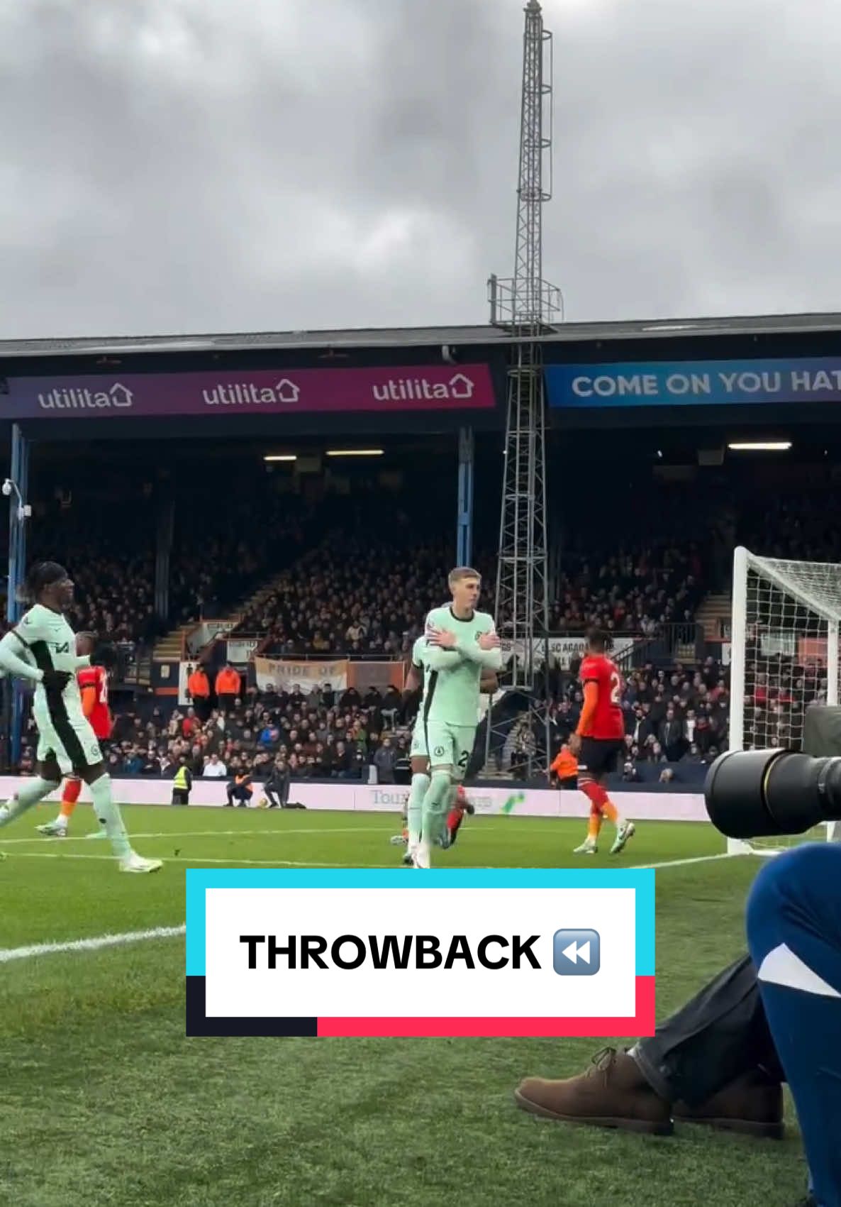 One year ago, Cole Palmer did this! 🥶 #CFC #ChelseaFC #PremierLeague 