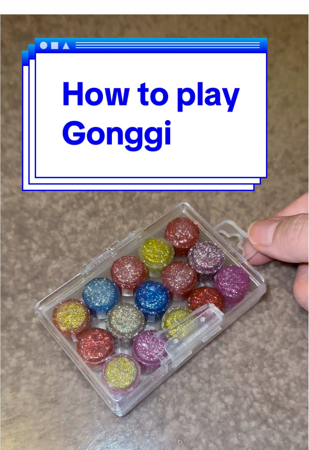 Replying to @Marean🤫  A lot of people were wondering how to play gonggi, so here’s a brief tutorial #squidgame2 #gonggi #squidgame #오징어게임 #공기놀이 