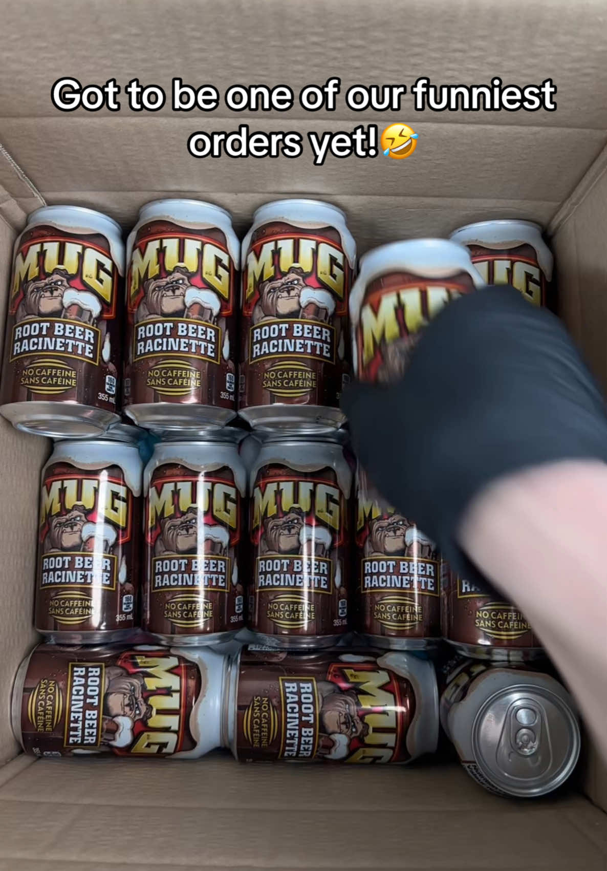 One of our funniest orders yet!🤣 #mug #rootbeer #packingorders 