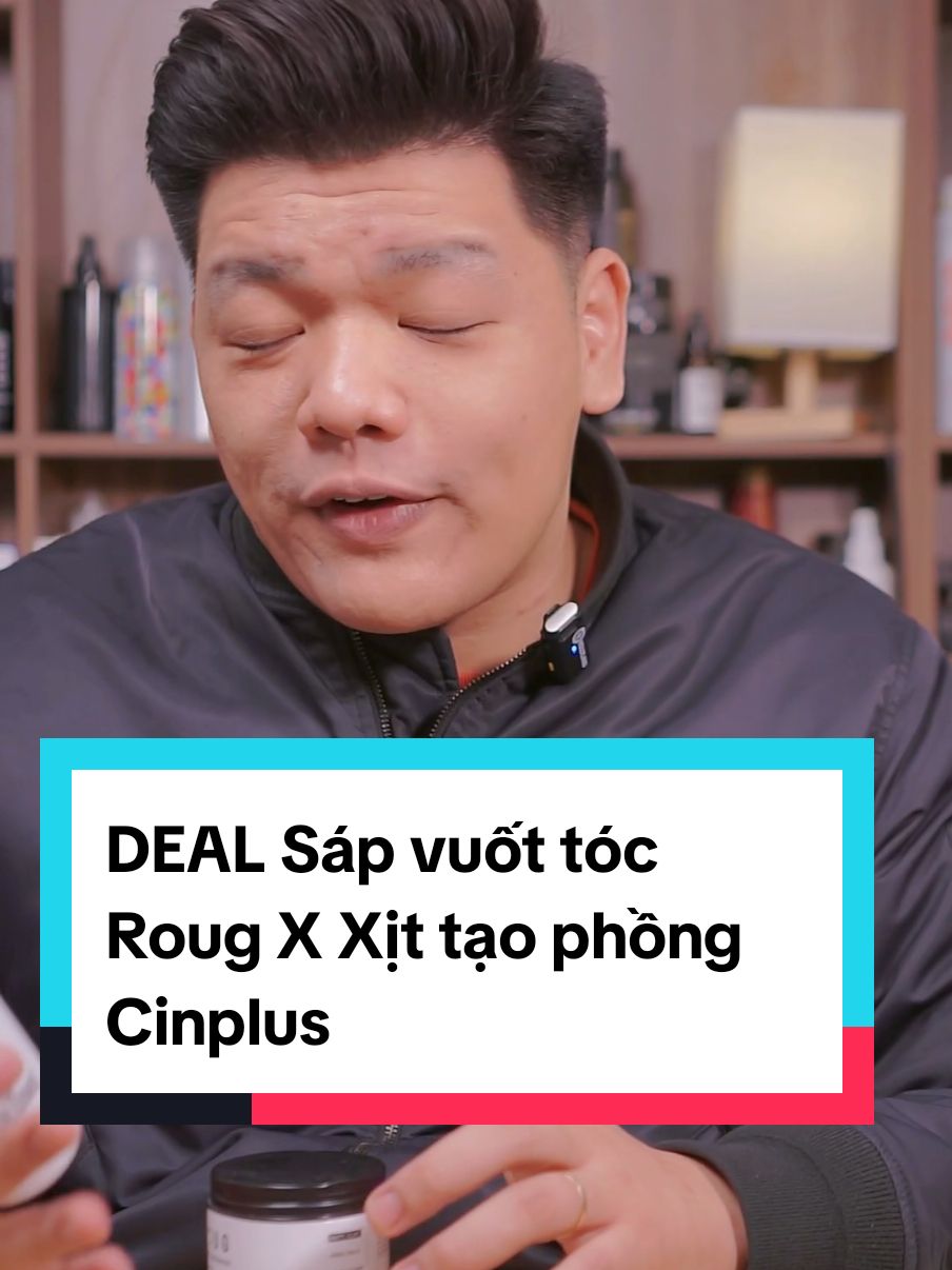 DEAL Sáp vuốt tóc Roug X Xịt tạo phồng Cinplus #sapvuottocroug #roug #rougmensgrooming #xittaophongcinplus #cinplus #xittaophong #goclamdep #tiendichshop #vtvcab