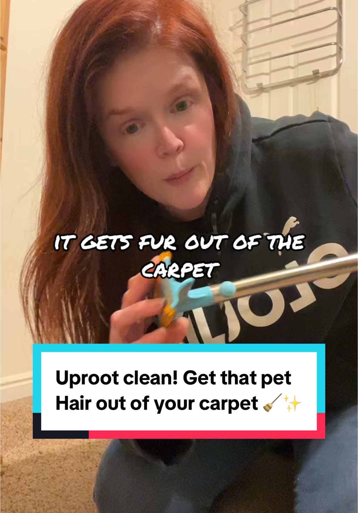 Get the fur that’s embedded in your carpet out with Uproot! This really woks! Best product I’ve gotten from TikTok shop this year! Thank you @Uproot Clean #uproot #uprootclean #uprootcleanerxtra #petfur #satisfyingvideo 