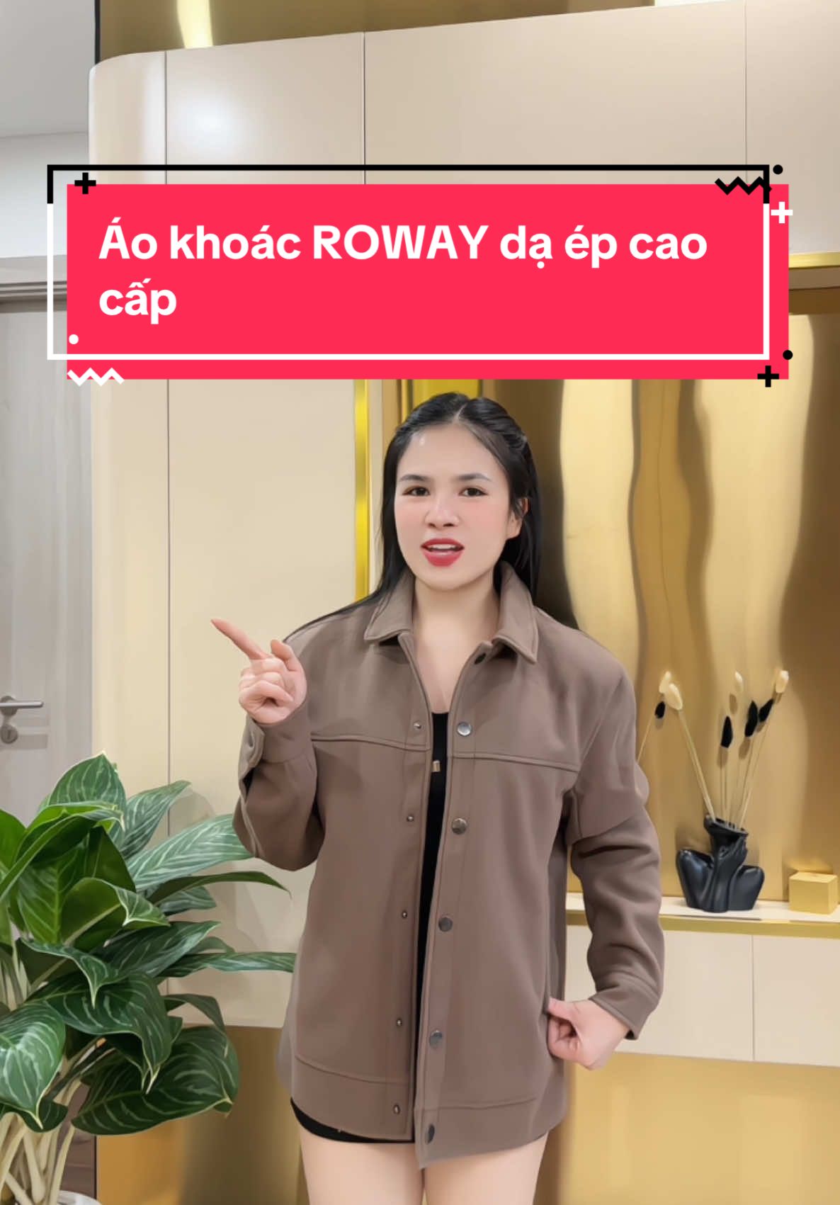 Áo khoác ROWAY dạ ép cao cấp