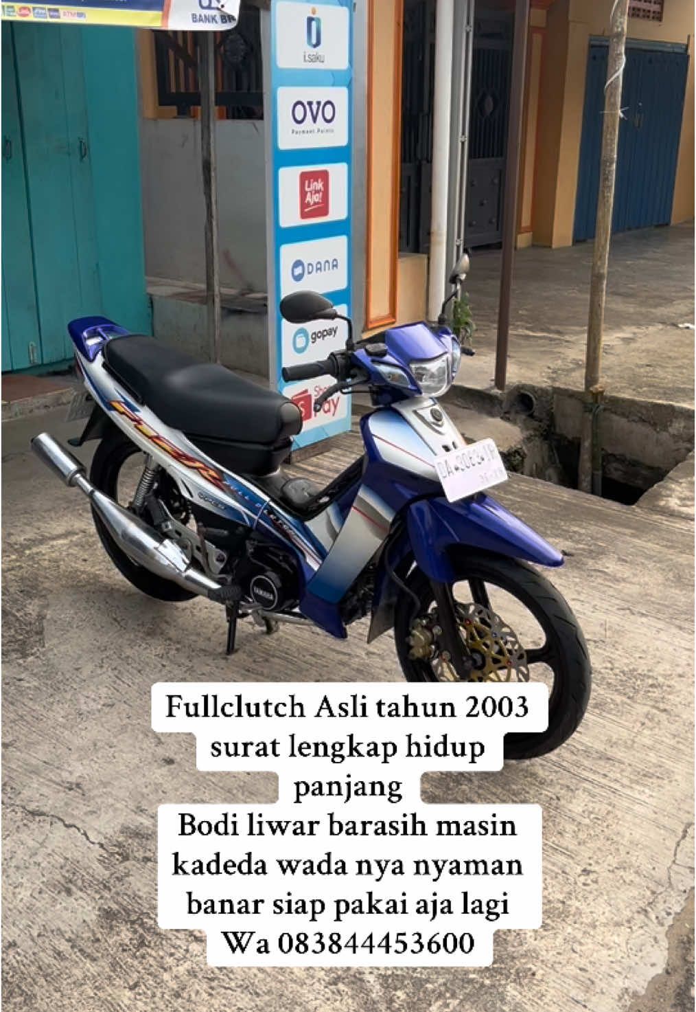 FullClutch 2003 pajak hidup panjang siap pakai Mesin hanyut liwar nyaman tinggal gas aja lagi Pengapian full original Cdi ori Spull ori Karbu ori  Semua ori Os 0.25 Stater skli picik joss 💨 Wa 083844453600 Martapura  #fizr  #yamaha  #fizr_2stroke  #fizrindonesia 