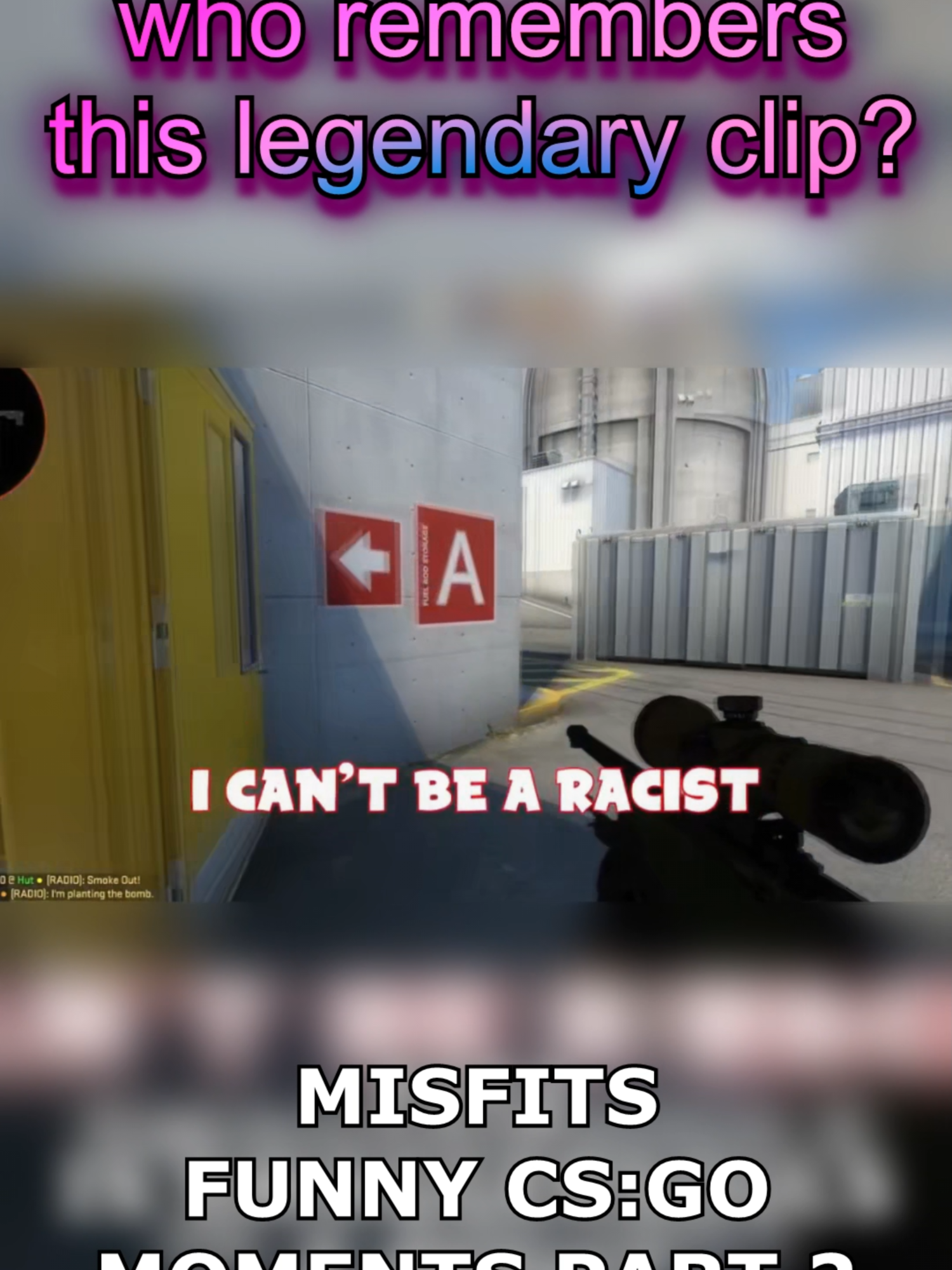 Funny CS:GO Moments Part 2 (Credits: Fitz) #fy#fyp #fitz #misfits #funnygaming #nostalgiakicks