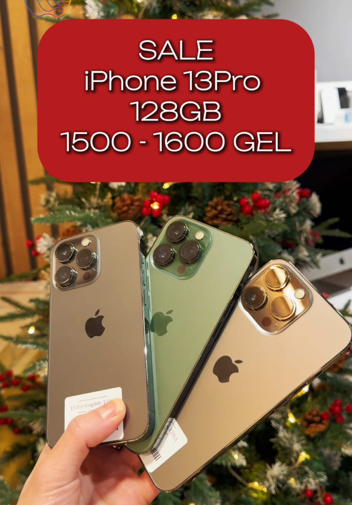 საუკეთესო iPhone 13 Pro-ები მაკინტოშშია! ✨ #foryou #sale #christmas #iphone #iphone13pro #gift #macintoshi #მაკინტოში 