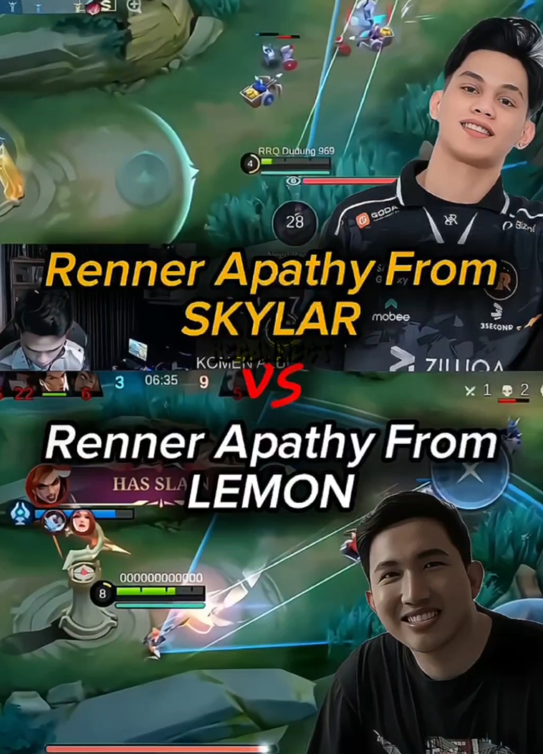 Renner Apathy SKYLAR vs LEMON #MLBBM6 #MLBBM6TorchRelay #GreaterThanEver #skylar #lemon #beatrix 