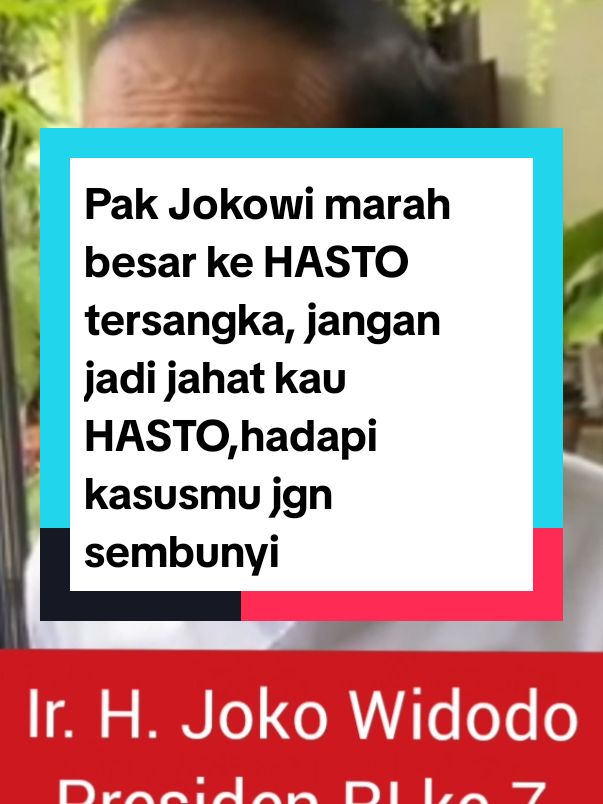 Pak Jokowi marah besar di tuduh meminta masa jabatan 3 periode oleh Hasto si tersangka kasus Harun masiku, tanya ibu kau Megawati,mba puan dan partai2,tidak pernah sy meminta 3 periode ..jgn jahat jadi orang ... #jokowi #fyp  #hastokristiyanto #beritatiktok #fyppppppppppppppppppppppp 