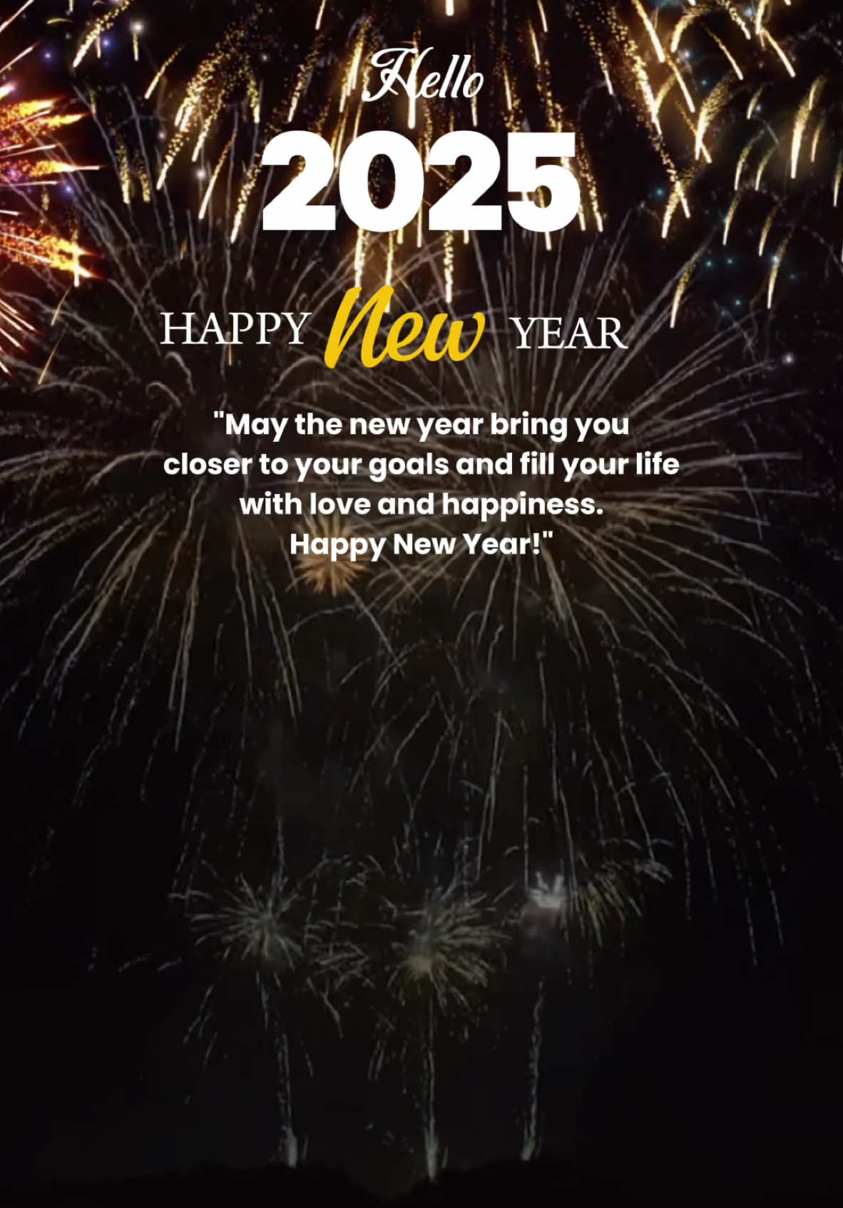 Hello 2025 🤍🎆 #CapCut #newyear #greetings #quotes #aesthetic #fyp