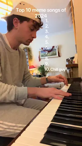 Number 1 is such a massive meme I wouldn’t be surprised if it continues into 2025 - #piano #music #memes #2024 #chillguy #fein #lebonbon #lowtaperfade #massive #thickofit 