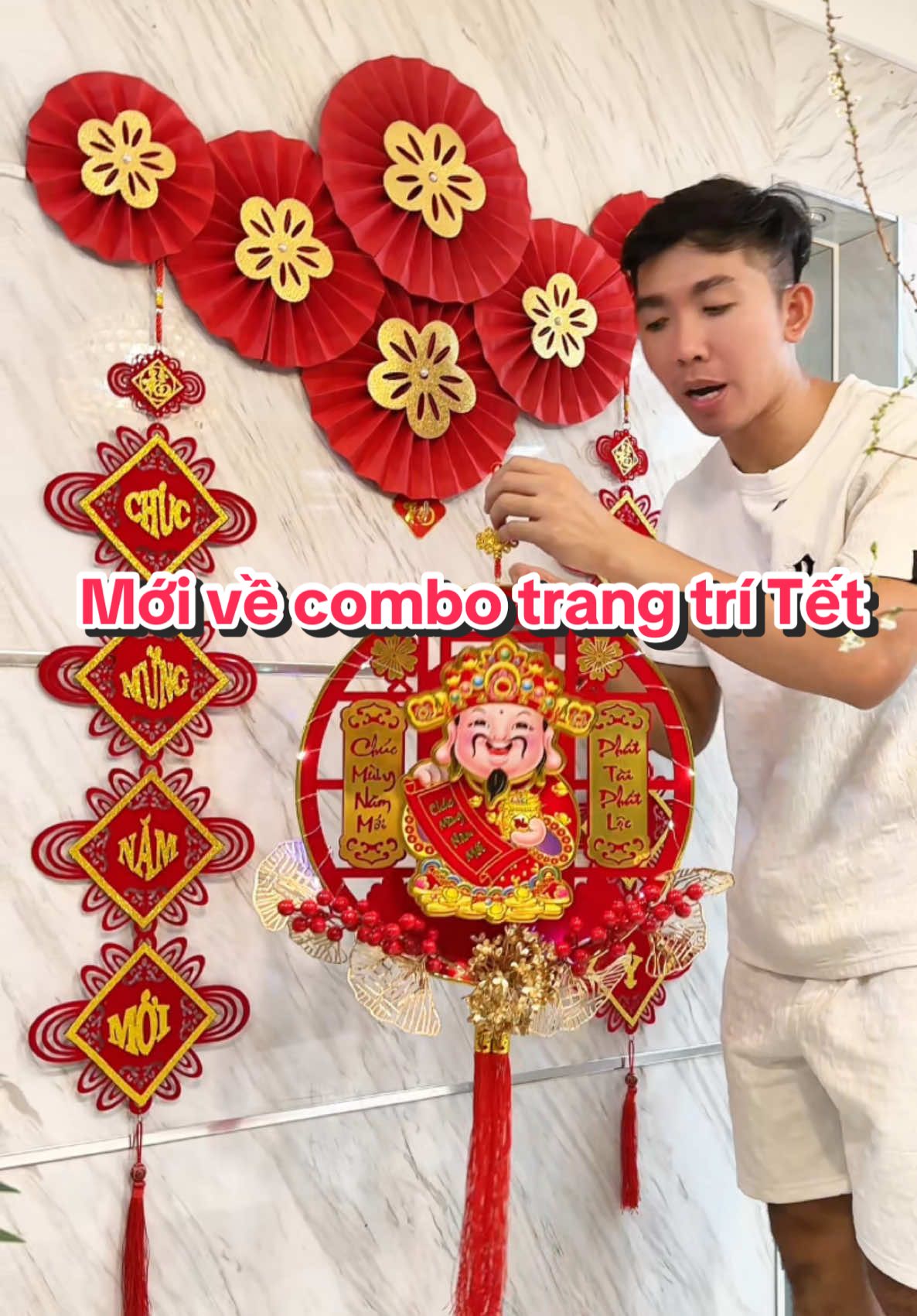 Mới về ông thần tài mới trong combo trang trí Tết cho mọi người dịp Tết này #xuhuong #nguyenlucreview #review #trangtri #trangtritet #decortet #ongthantai #ongthantaigatdau #decor #caudoi 