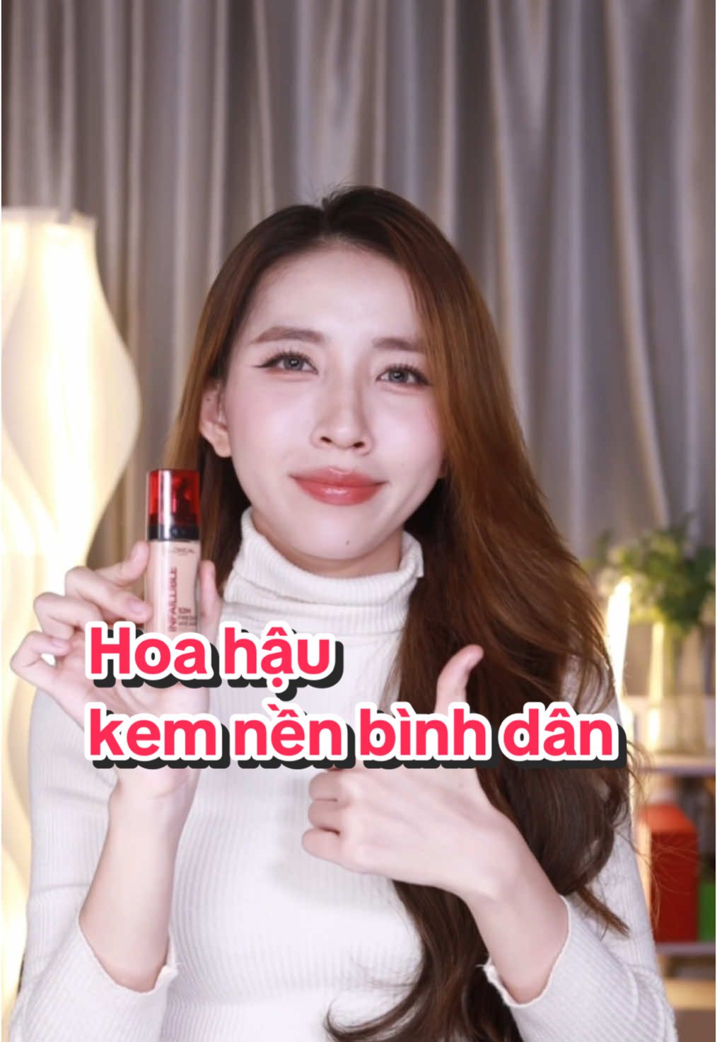 Chiếc kem nền bình dân xứng đáng viral năm 2024.  #maitrinh #kemnenbinhdan #kemnendadau #kemnennapdo #kemnenloreal #lorealparis 