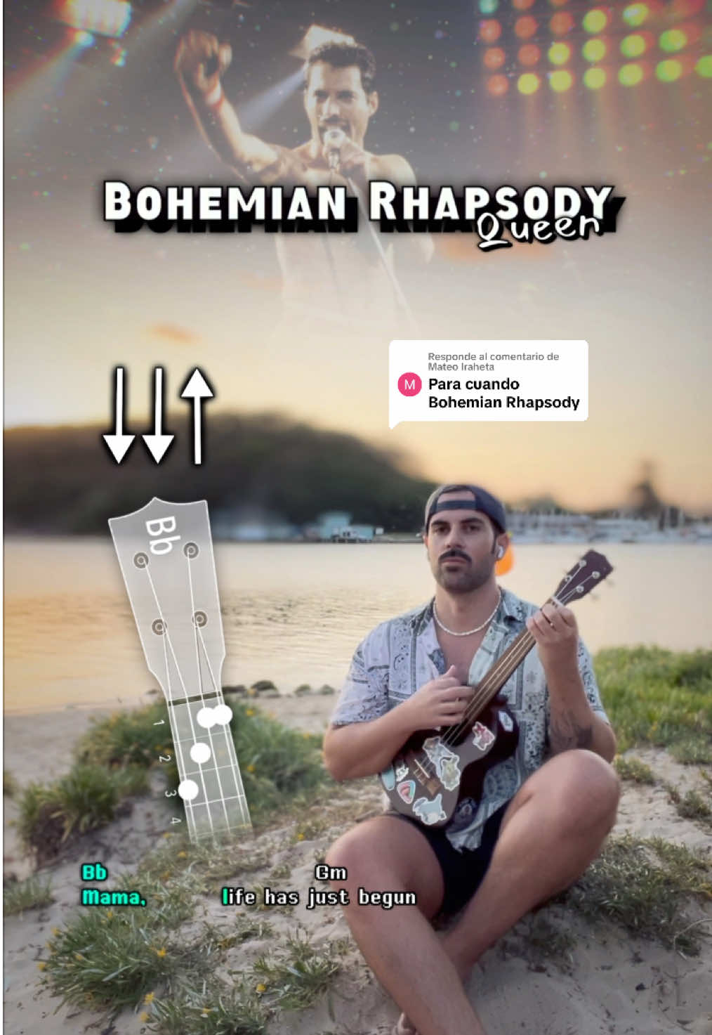 Respuesta a @Mateo Iraheta Bohemian Rhapsody- ukulele tutorial - acordes, rasgueo y letra - fácil, rápido y sencillo 🤗 #ukulele #ukelele #rasgueo #acordes  bohemian rhapsody ukulele tabs bohemian rhapsody ukulele tutorial bohemian rhapsody guitarra bohemian rhapsody guitar tutorial queen bohemian rhapsody ukulele