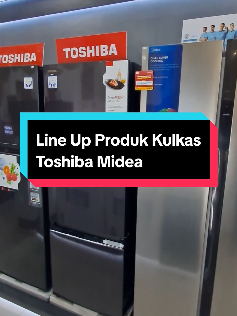 Line up produk kulkas Toshiba Midea Bes Elektronik Store Lubuk Linggau 🔥🇯🇵⚡️ info : 0812-8346-3101 / 0853-7874-9998  #sales  #promoter  #toshiba  #midea  #lubuklinggau  #elektronik  #kulkas  #beselektronik  @toshiba.lifestyle.id @midea_indonesia 