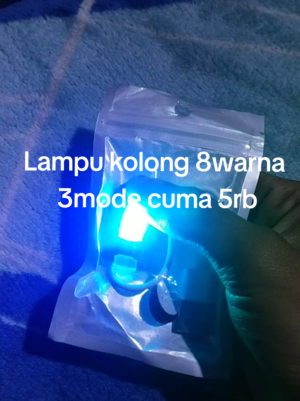 LAMPU LED KOLONG 8WARNA 3MODE BISA DI CASS CUMA 5RB #lampukolong 