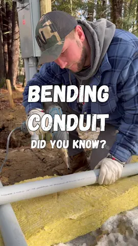 Did you know? That you could bend any conduit!  #construction #homerenovation #renovation #DIY #realestate #design #entrepreneur #tools #remodel #interiordesign #carpentry #woodworking #diy 