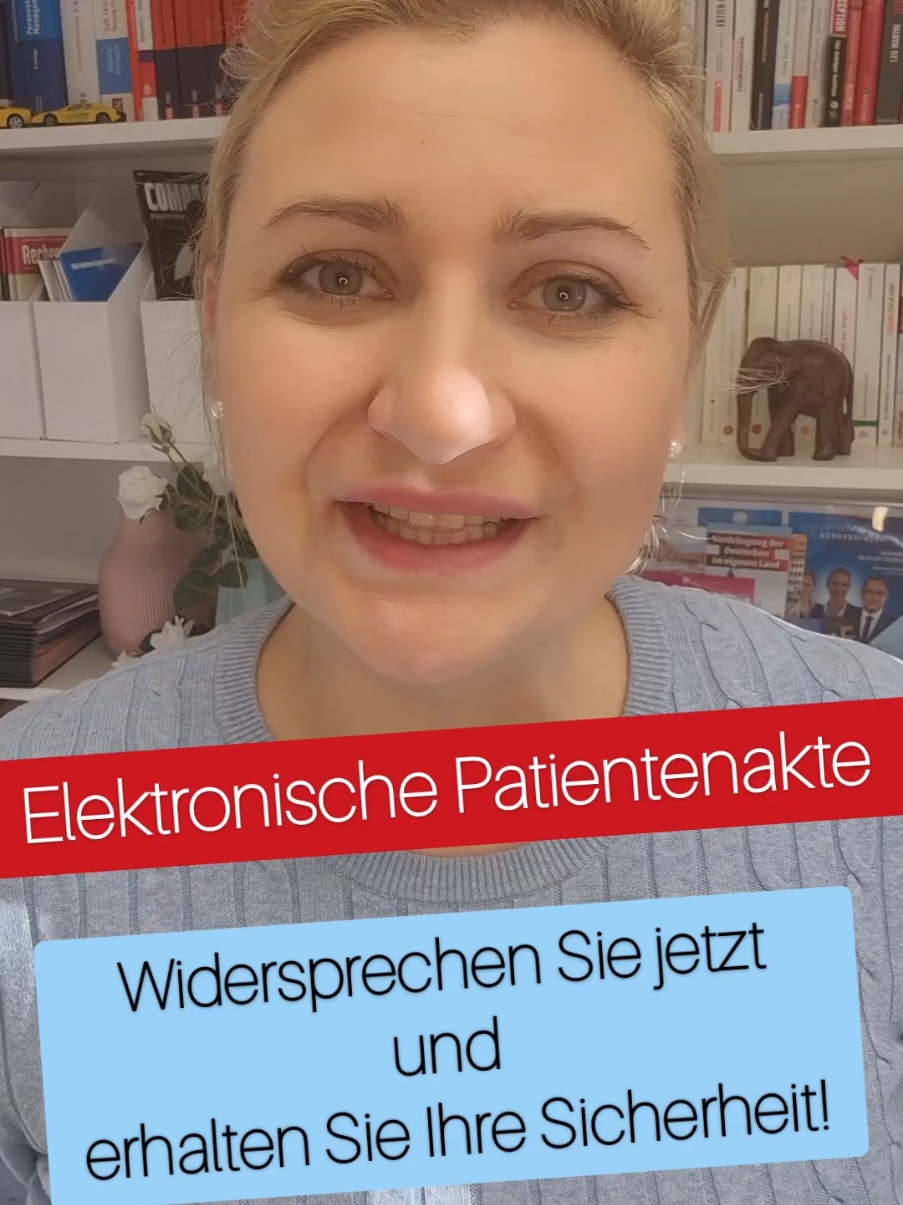 Jetzt noch der elektronischen Patientenakte widersprechen und die persönliche Datensicherheit erhalten. Beispiel für Widerspruch gibt es hier: https://carolinbachmann.de/elektronische-patientenakte-widersprechen-und-daten-schuetzen/ Liebe Grüße  Eure Carolin Bachmann