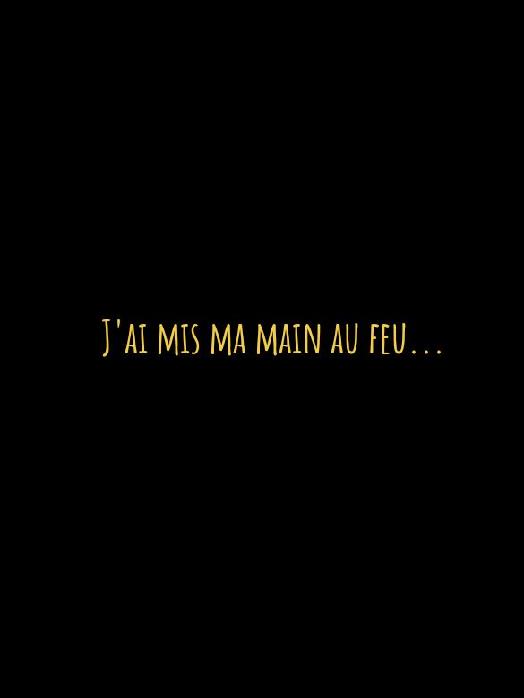 J'ai mis ma main au feu... 🔥 #pourtoi #foryou #foryoupage #poesie #poésie 