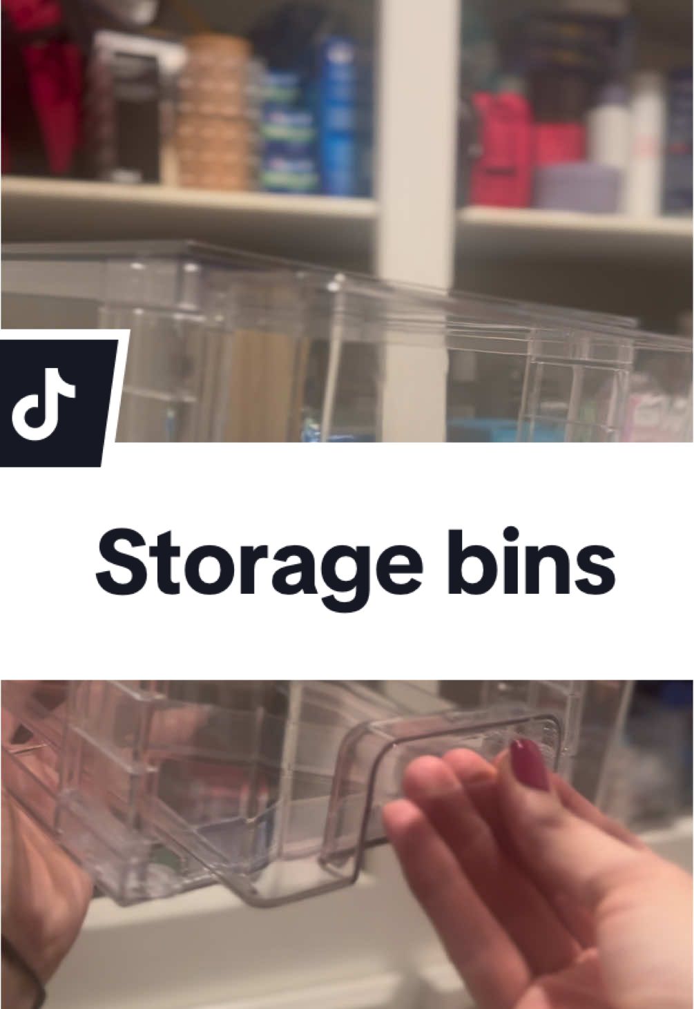 The viral storage drawers are finally back in stock and I understand why they’ve sold out in the past. They are so large so you can fit so much stuff in them, but they just make everything a little bit more organized. #Organization #organizationtiktok #Storage #StorageBins #organizationideas #storagebin #newyearnewaura 