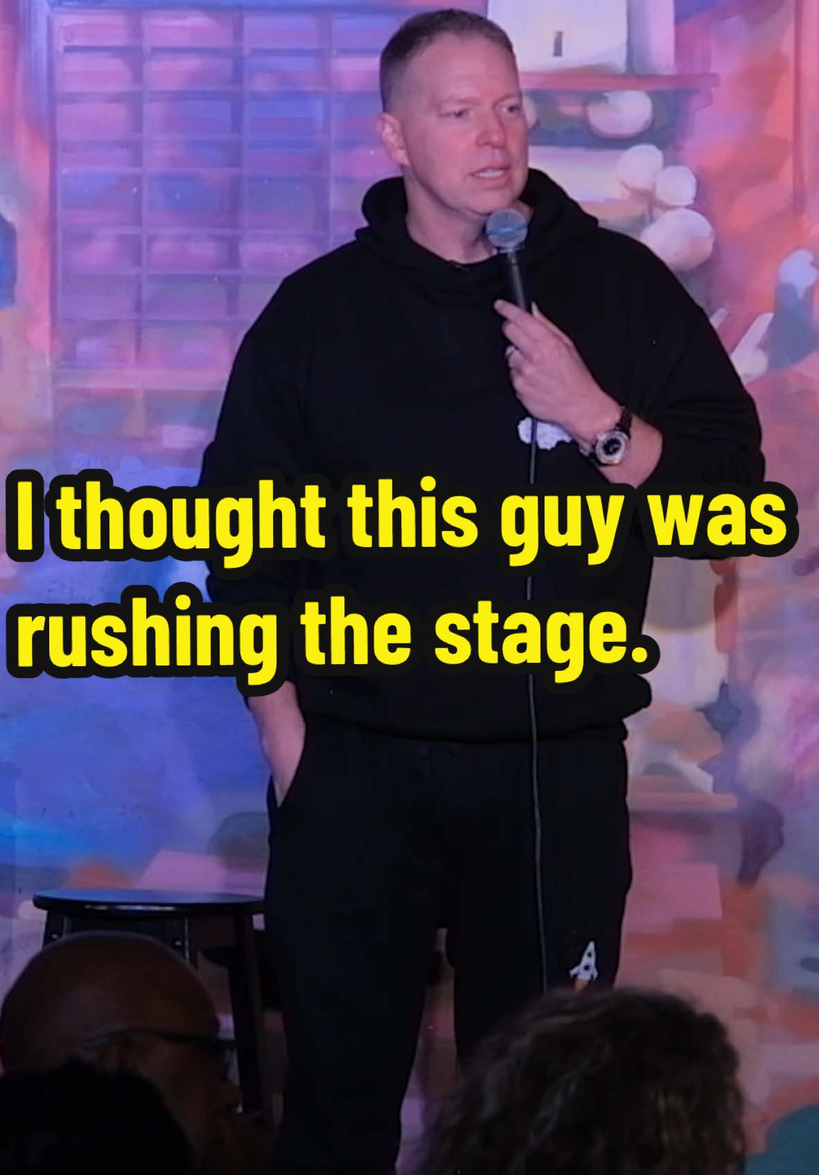 I didn’t know what this guy wanted when he walked to the stage. #GaryOwen #Jokes #Funny
